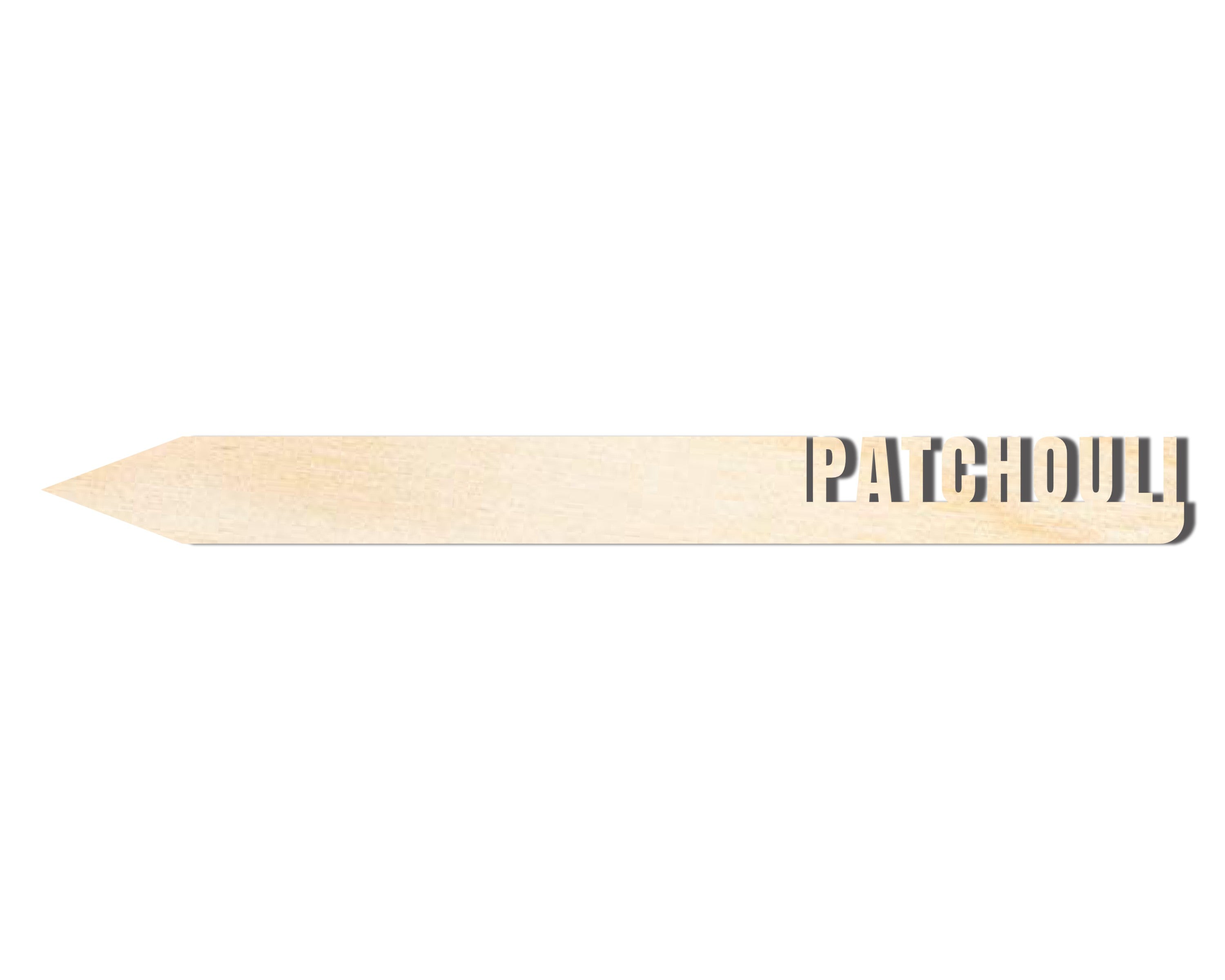 DIY Unfinished Baltic Birch Patchouli Garden Stake Cutouts up to 24 Inches