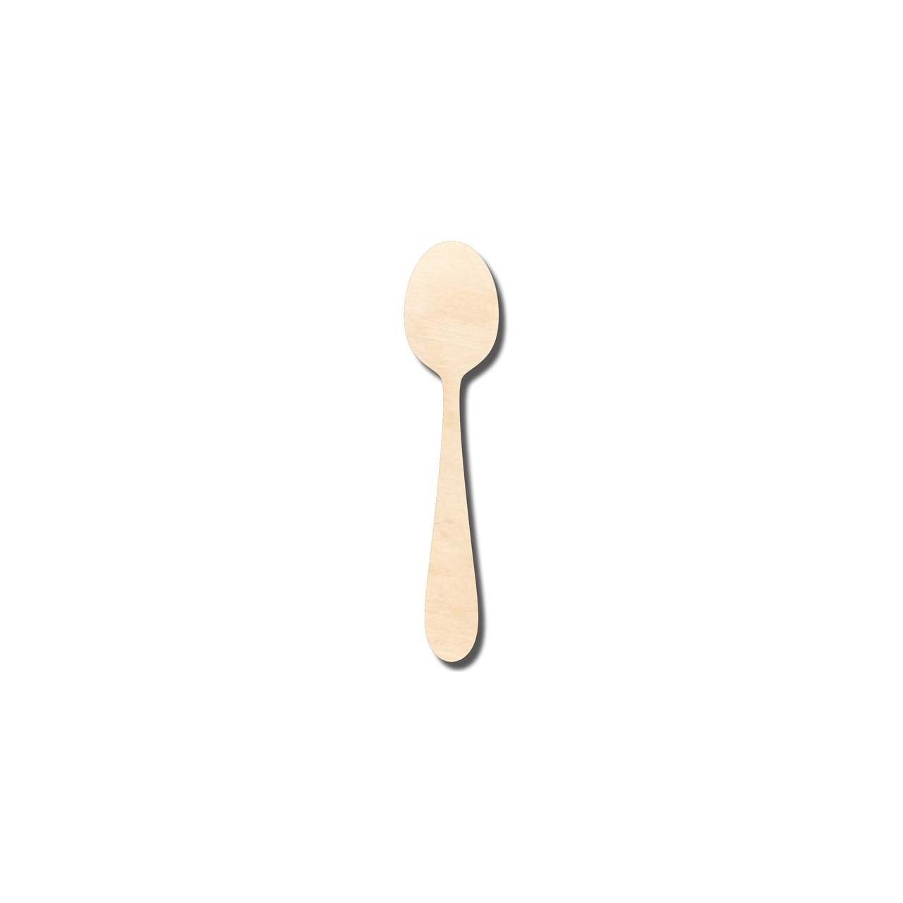 Unfinished Wood Spoon Shaped Items for Kitchen and Craft Projects - Up to 46 Pieces for DIY Endeavors