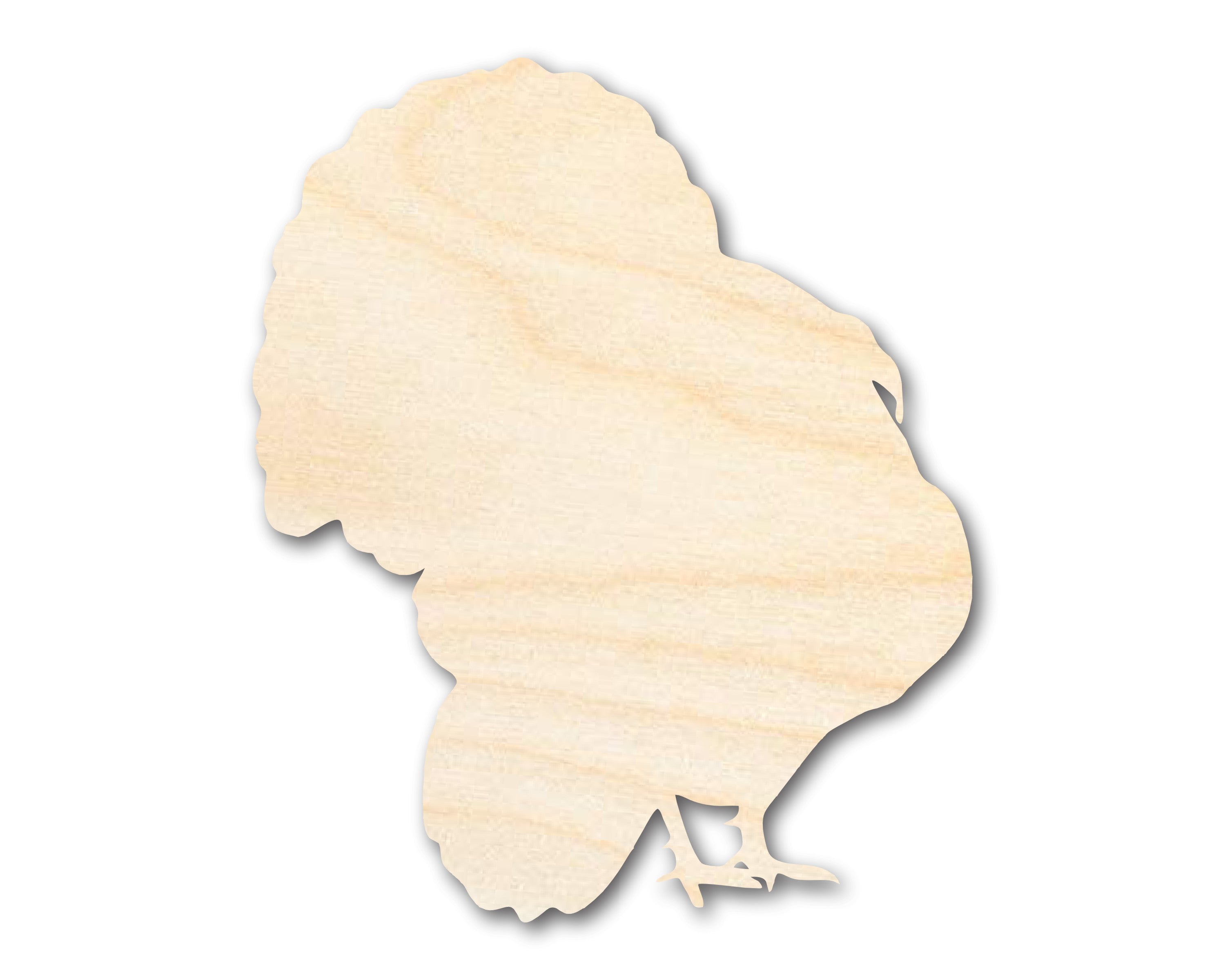 DIY Unfinished Baltic Birch Turkey Shape Cutout up to 46 Inches