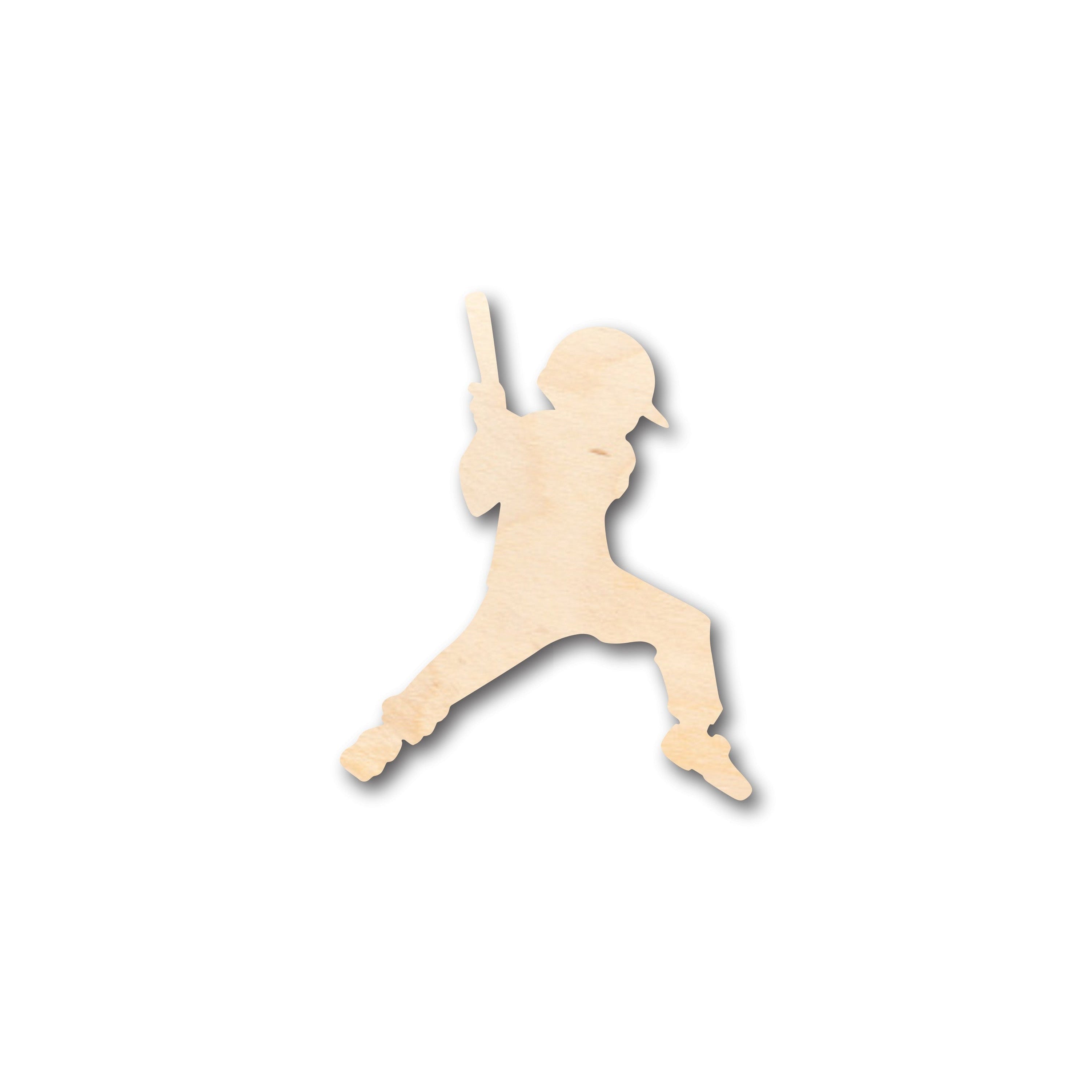 Unfinished Wood Youth Baseball Shape - Craft - up to 46 DIY
