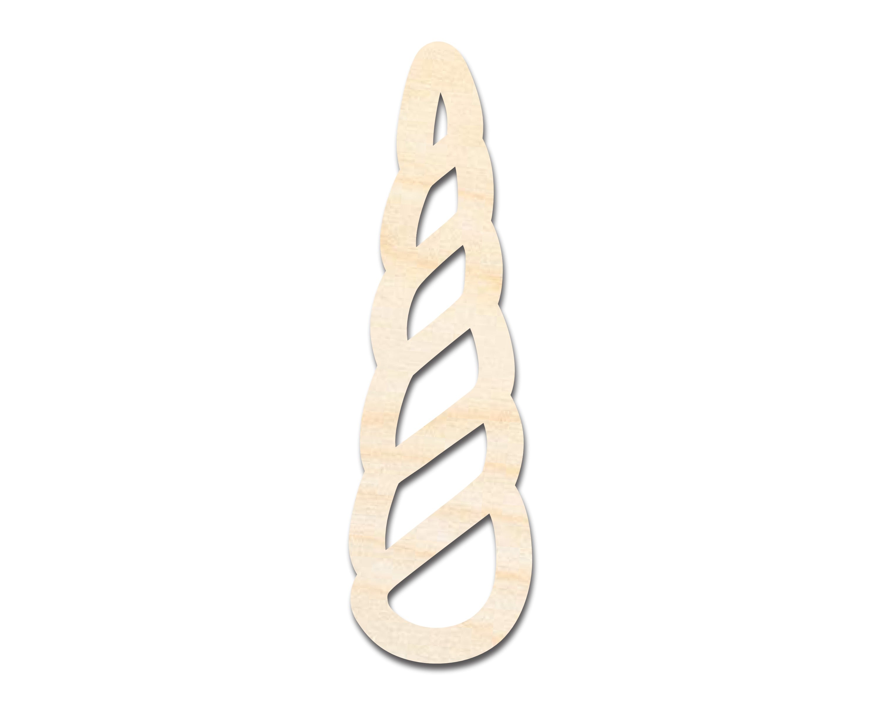Unfinished Wood Unicorn Horn Silhouette for Unicorn Crafting - Up to 46 DIY Projects