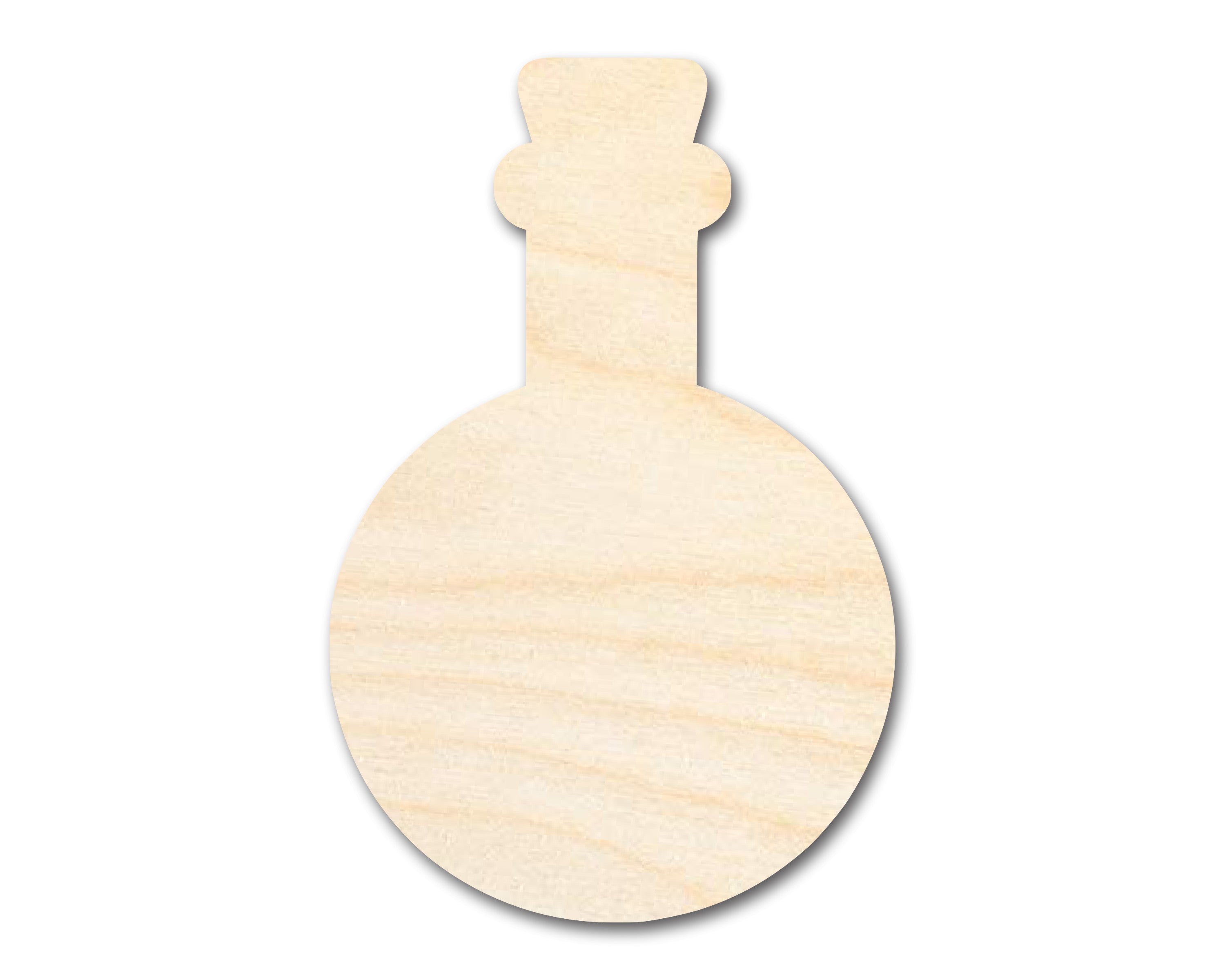 Unfinished DIY Craft Cutout in Spooky Potion Shape for Up to 46 DIY Projects
