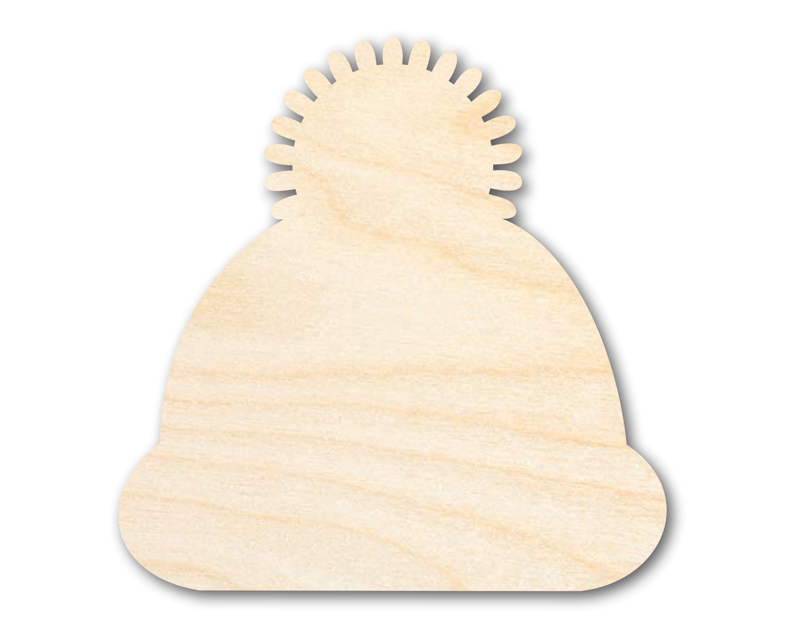 DIY Unfinished Baltic Birch Winter Hat Silhouette Cutouts up to 46 Inches