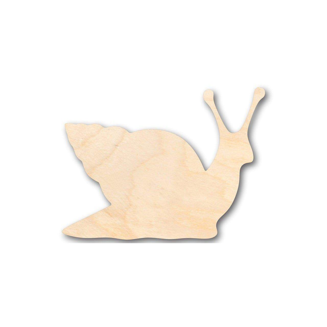 Unfinished DIY Craft Supplies: Wood Snail Shapes for Insect, Animal, and Wildlife Crafts up to 46 Inches