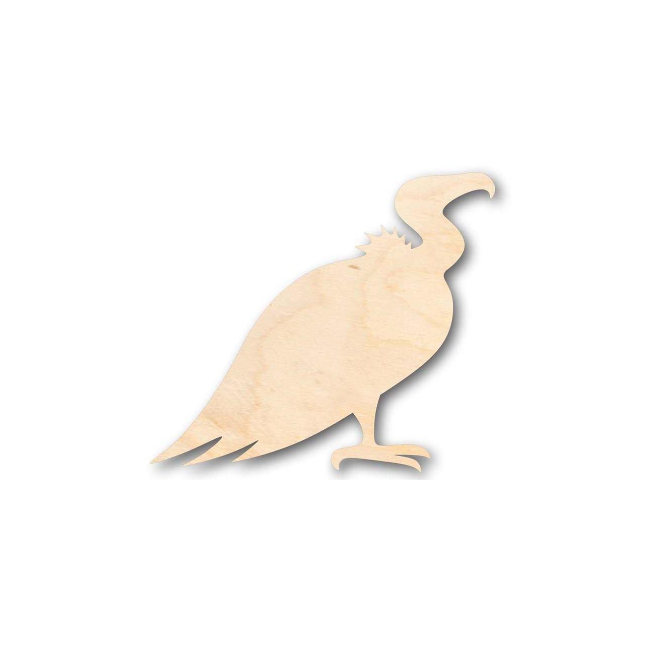 Unfinished Wood Vulture Shape - Animal - Wildlife - Craft - up to 46 DIY
