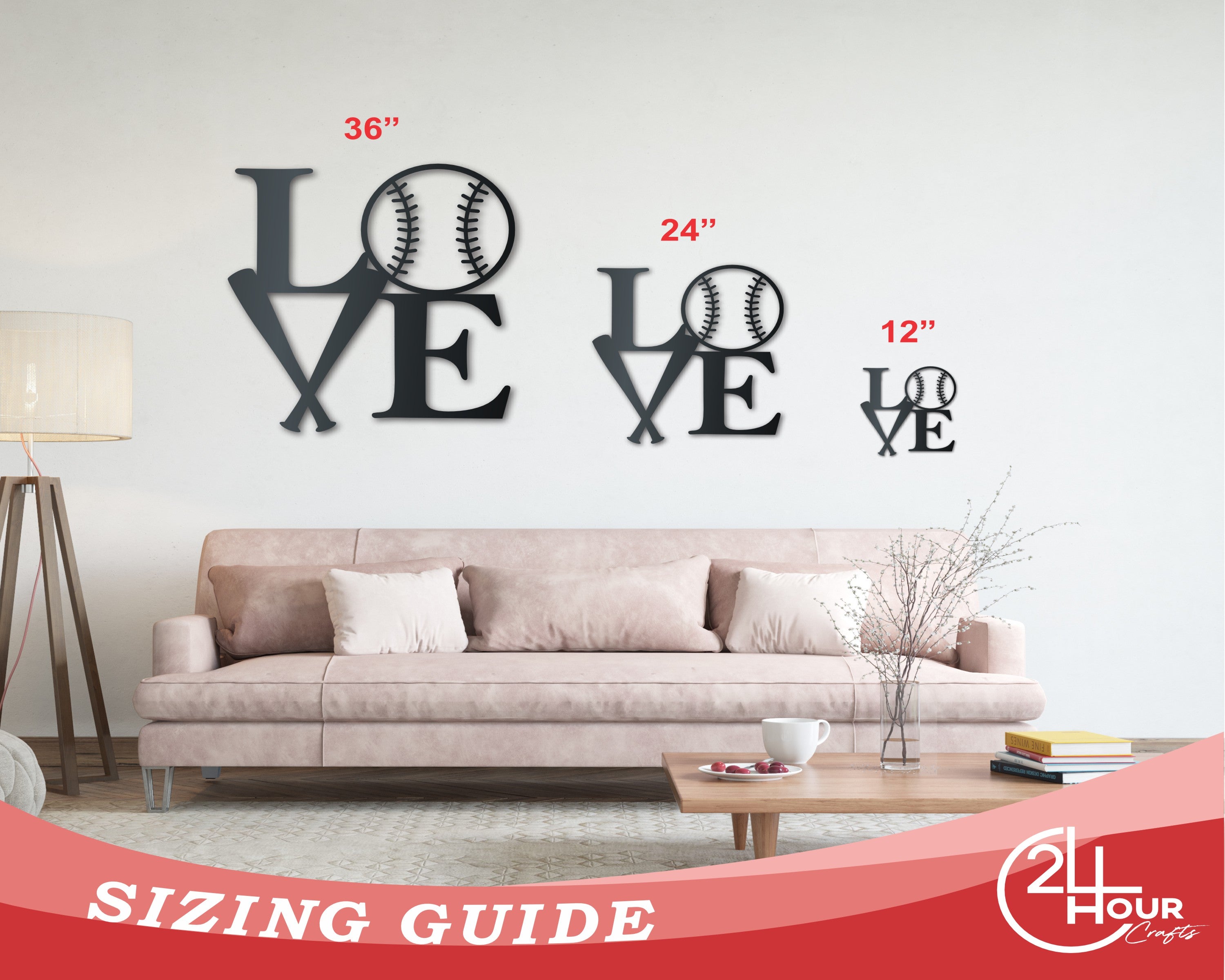 Stunning Metal Baseball Wall Art with 14 Color Choices for Sports Lovers