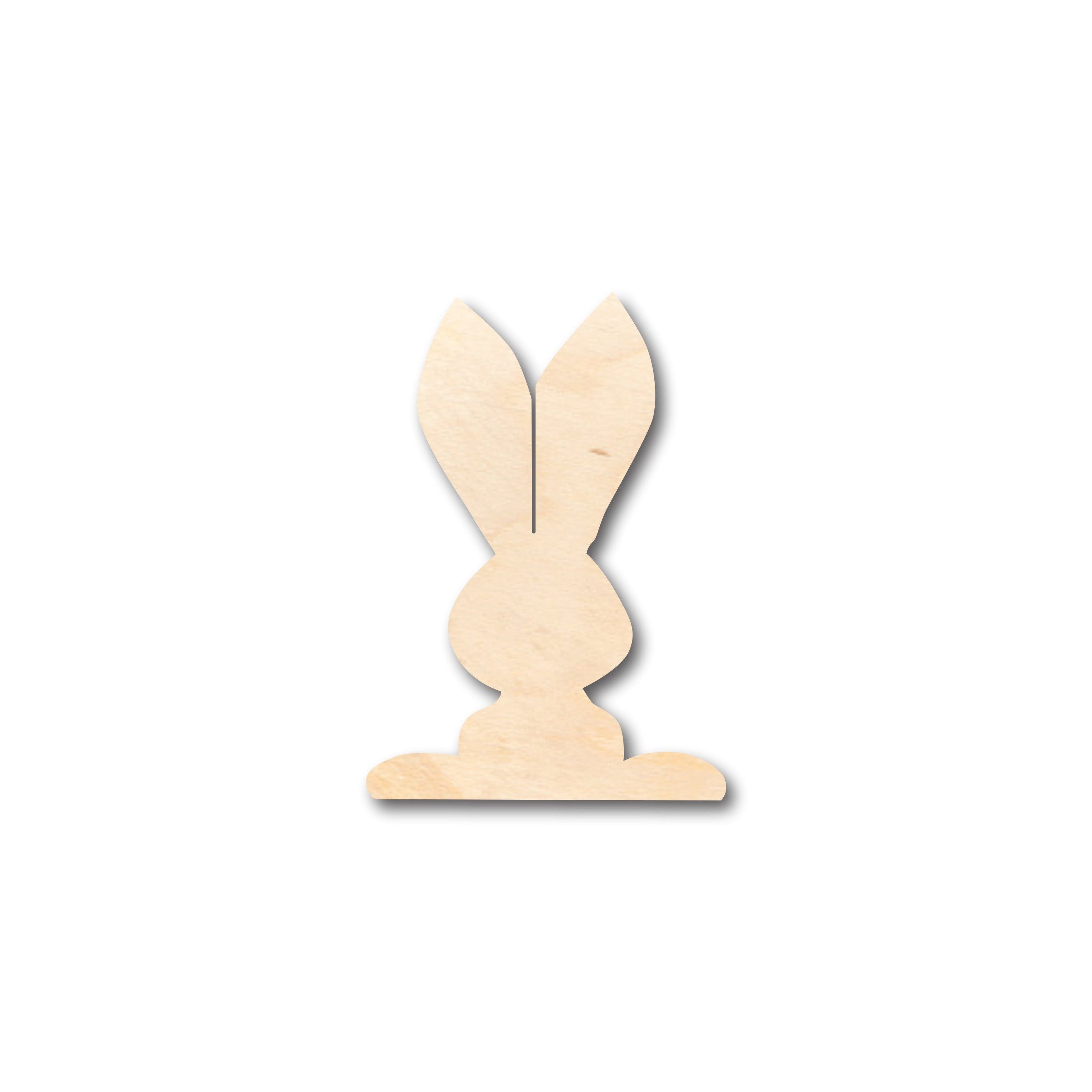 DIY Unfinished Wood Bunny Shape for Crafts up to 46 Pieces