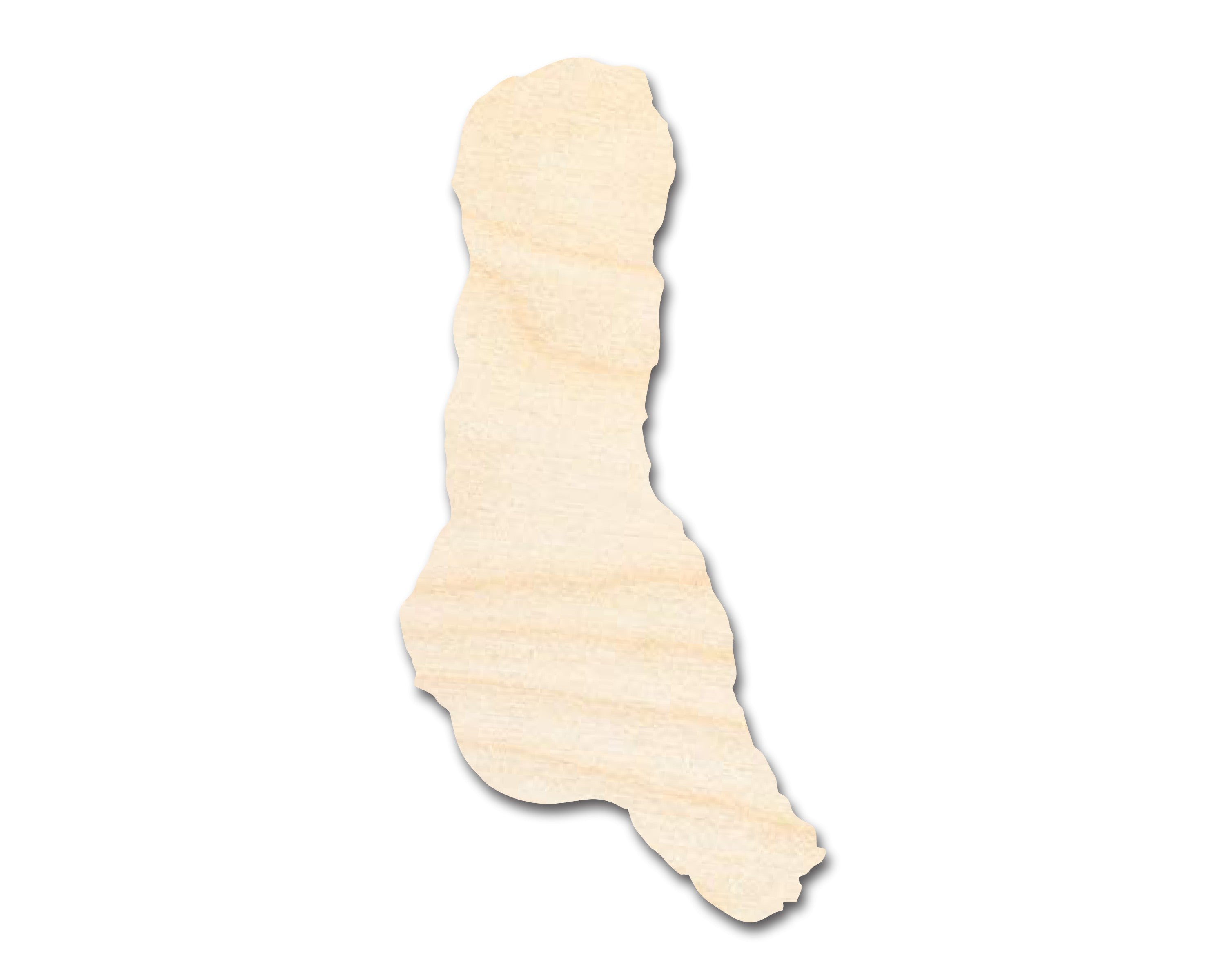 Unfinished Wood Craft in the Shape of Grande Comore Island - Ideal for Up to 46 DIY Projects in Comoros