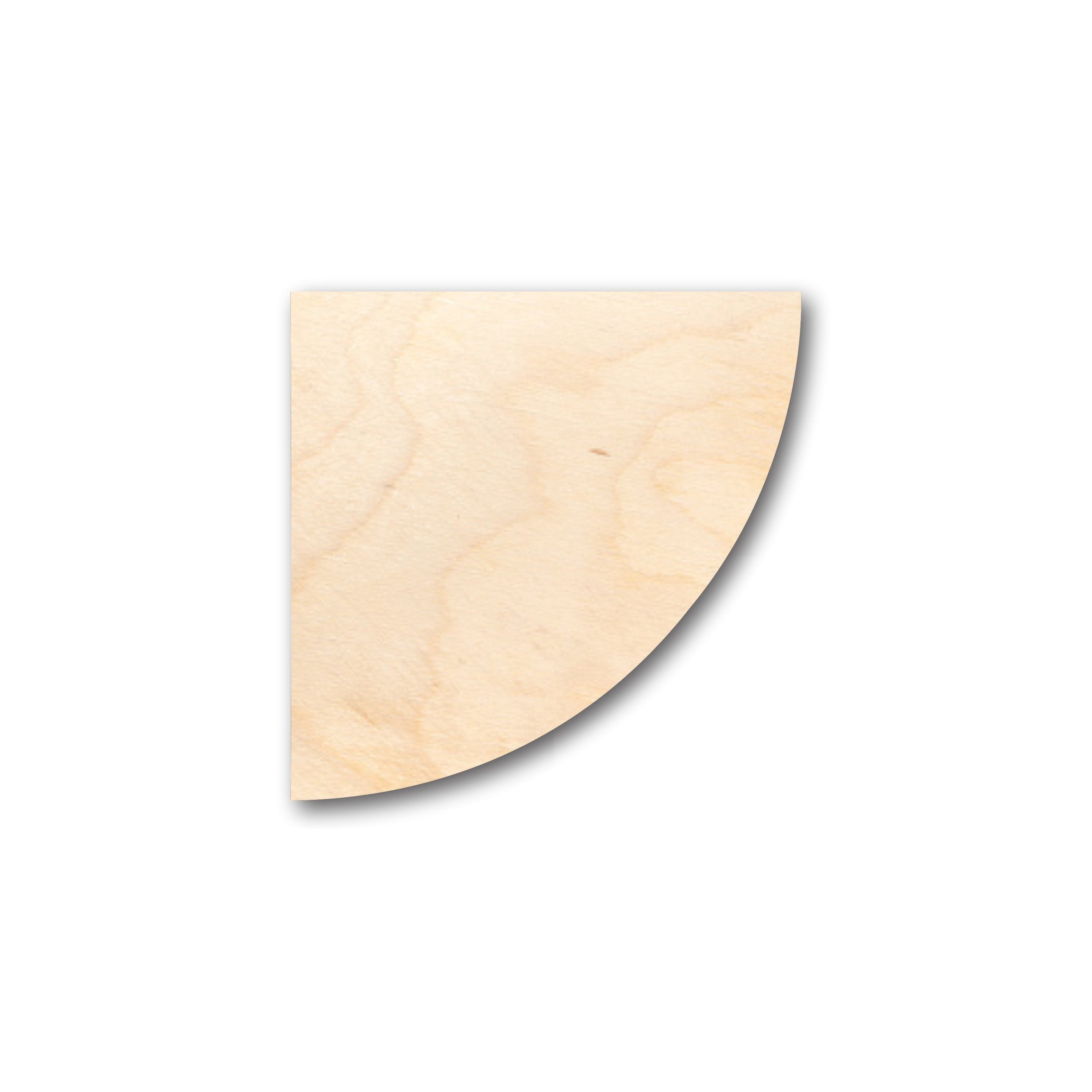 Unfinished Wood Quarter - Circle Shaped Craft Supplies for Up to 46 Do - It - Yourself Projects