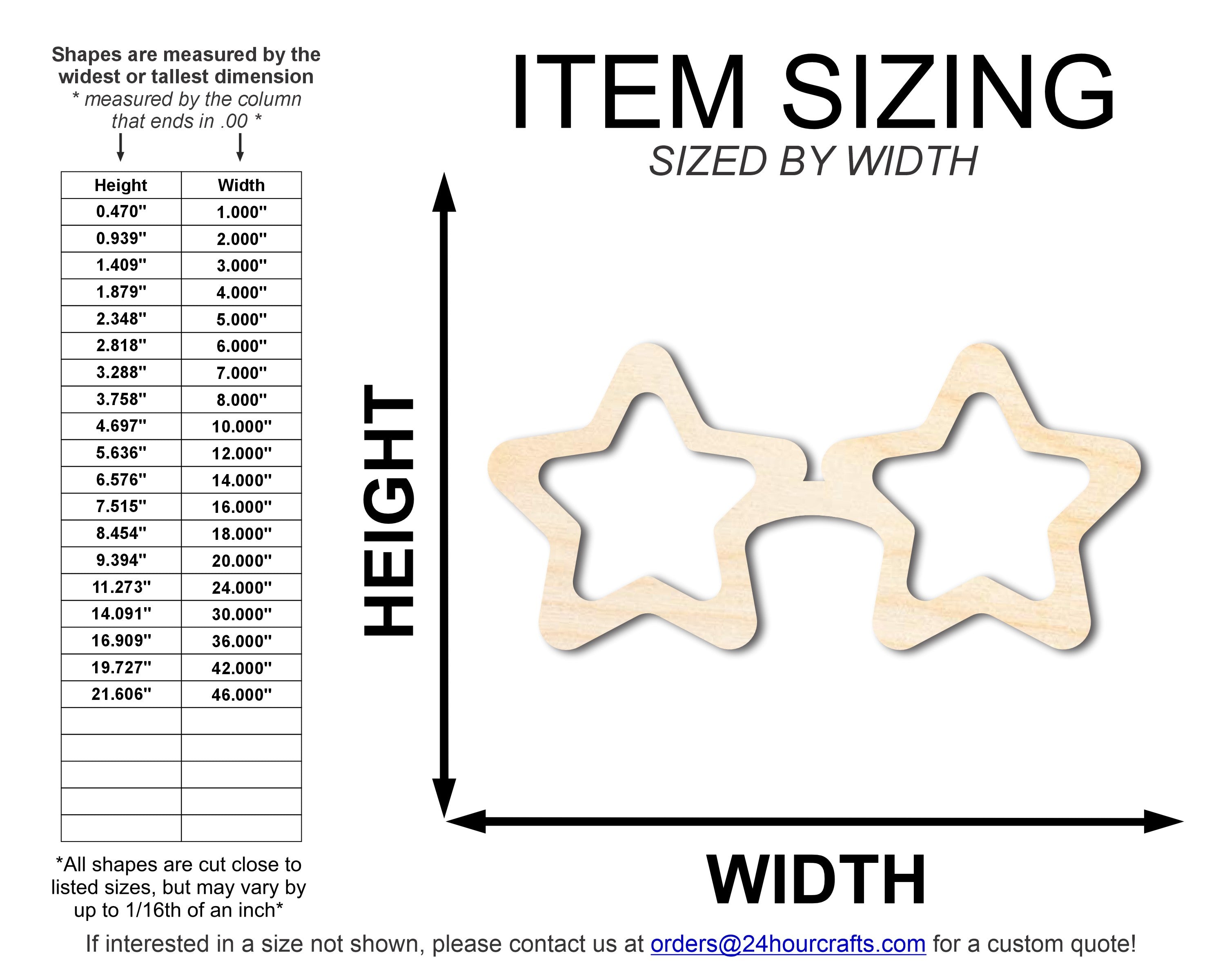 Unfinished Wood Cutouts in Star - Sunglasses Shape for DIY Crafts, Up to 46 Pieces for Do - It - Yourself Projects