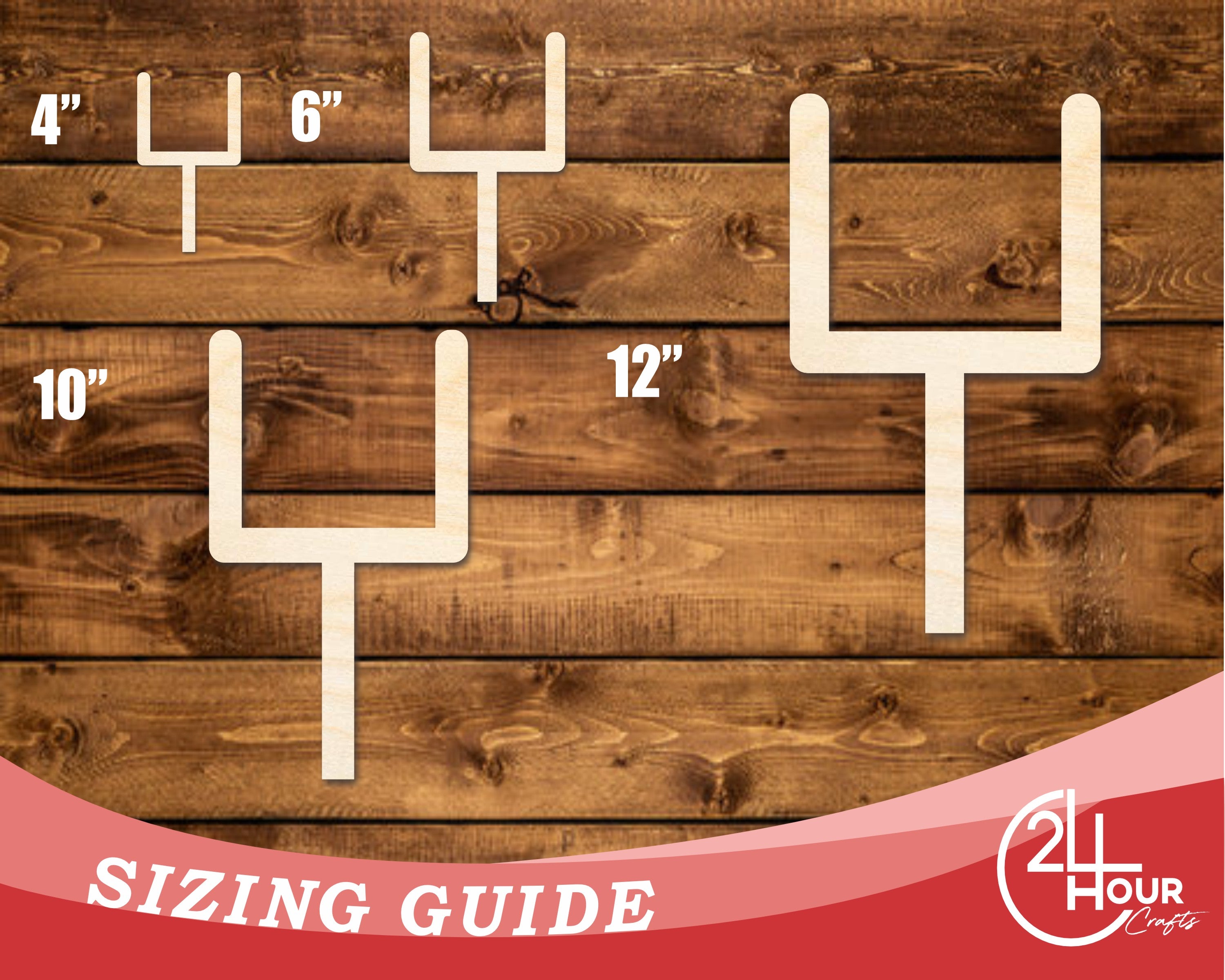 DIY Unfinished Baltic Birch Football Field Goal Shape Cutout up to 46 Inches