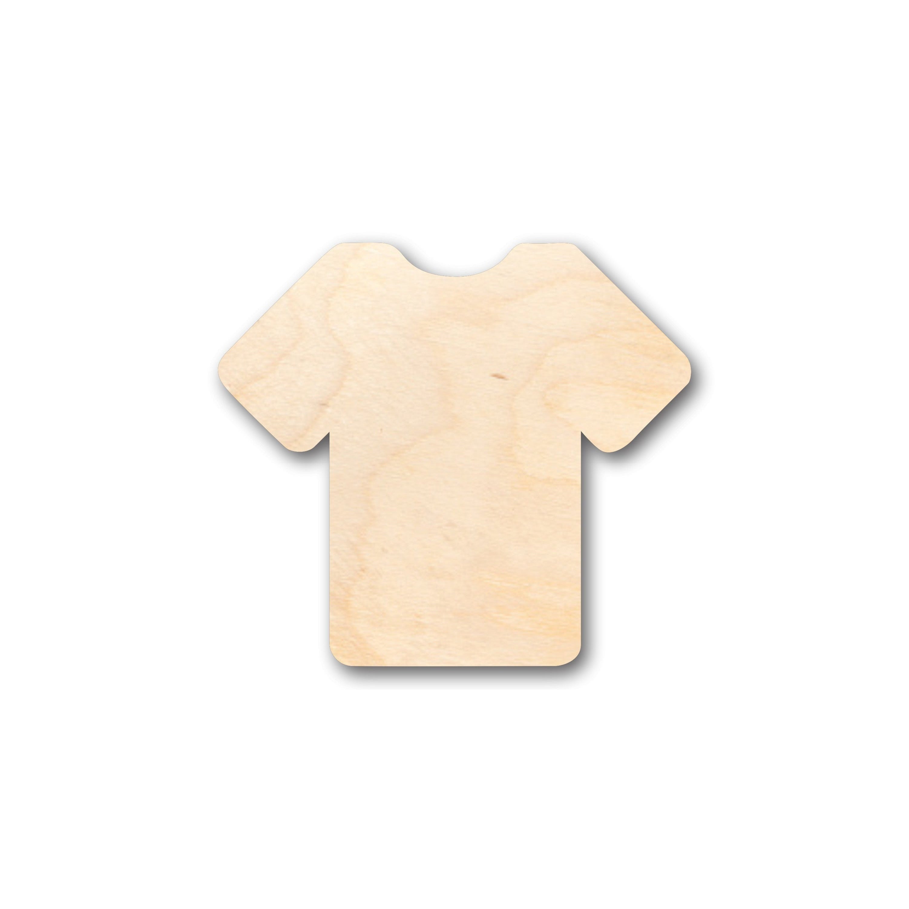 DIY Unfinished Wood Shirt (T-Shirt Jersey Shape) - Up to 46 for Crafts