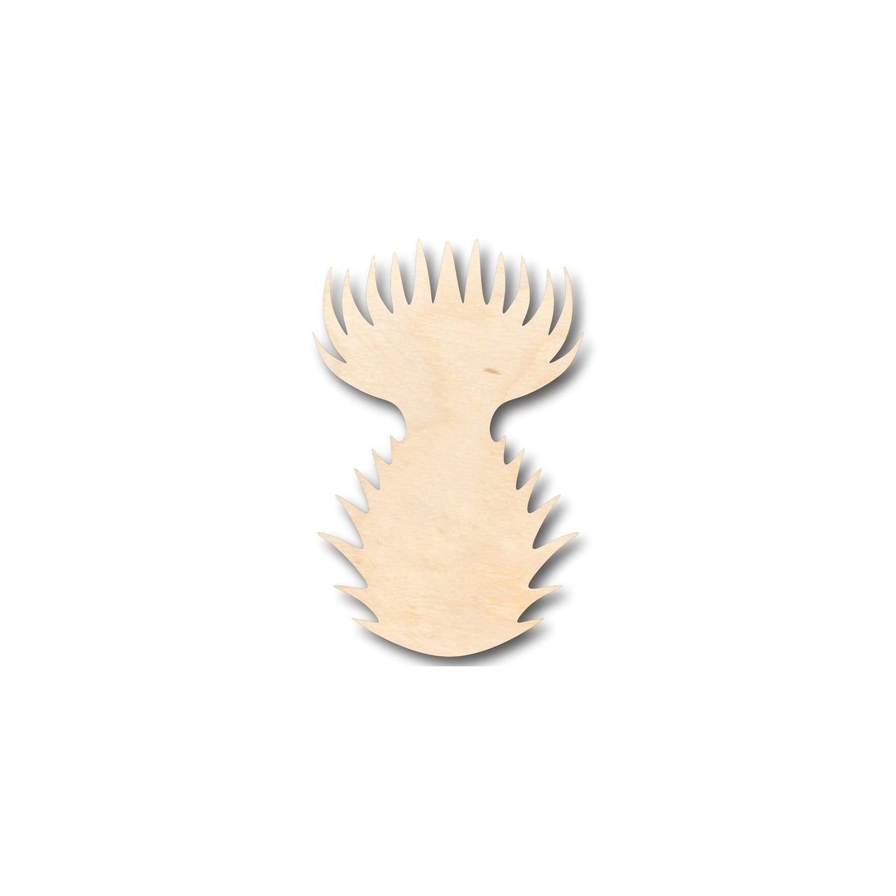 DIY Spring Unfinished Wood Thistle Shapes up to 24 Inches for Crafts