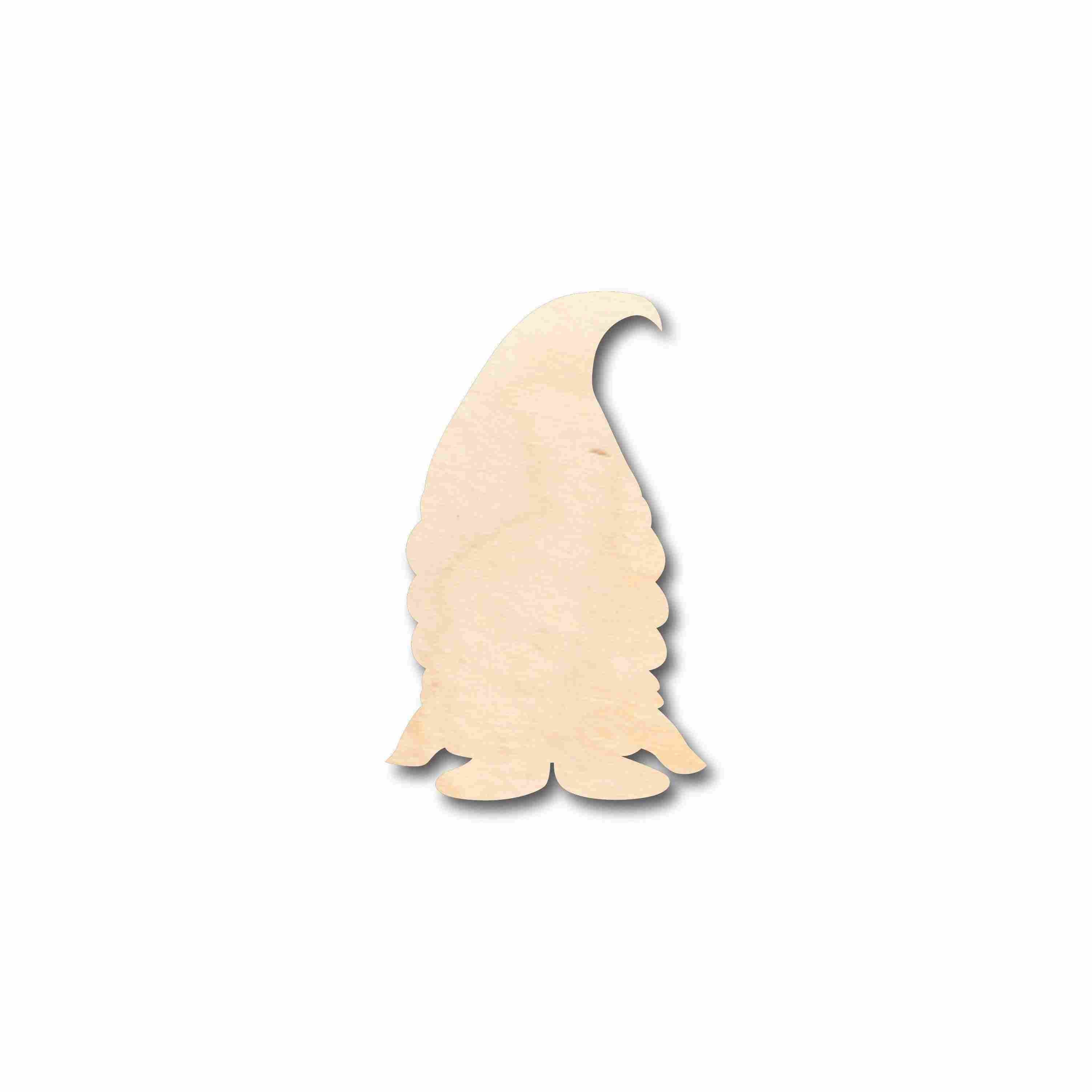 DIY Unfinished Wood Female Gnome Silhouette - Up to 46 Inches for Crafts