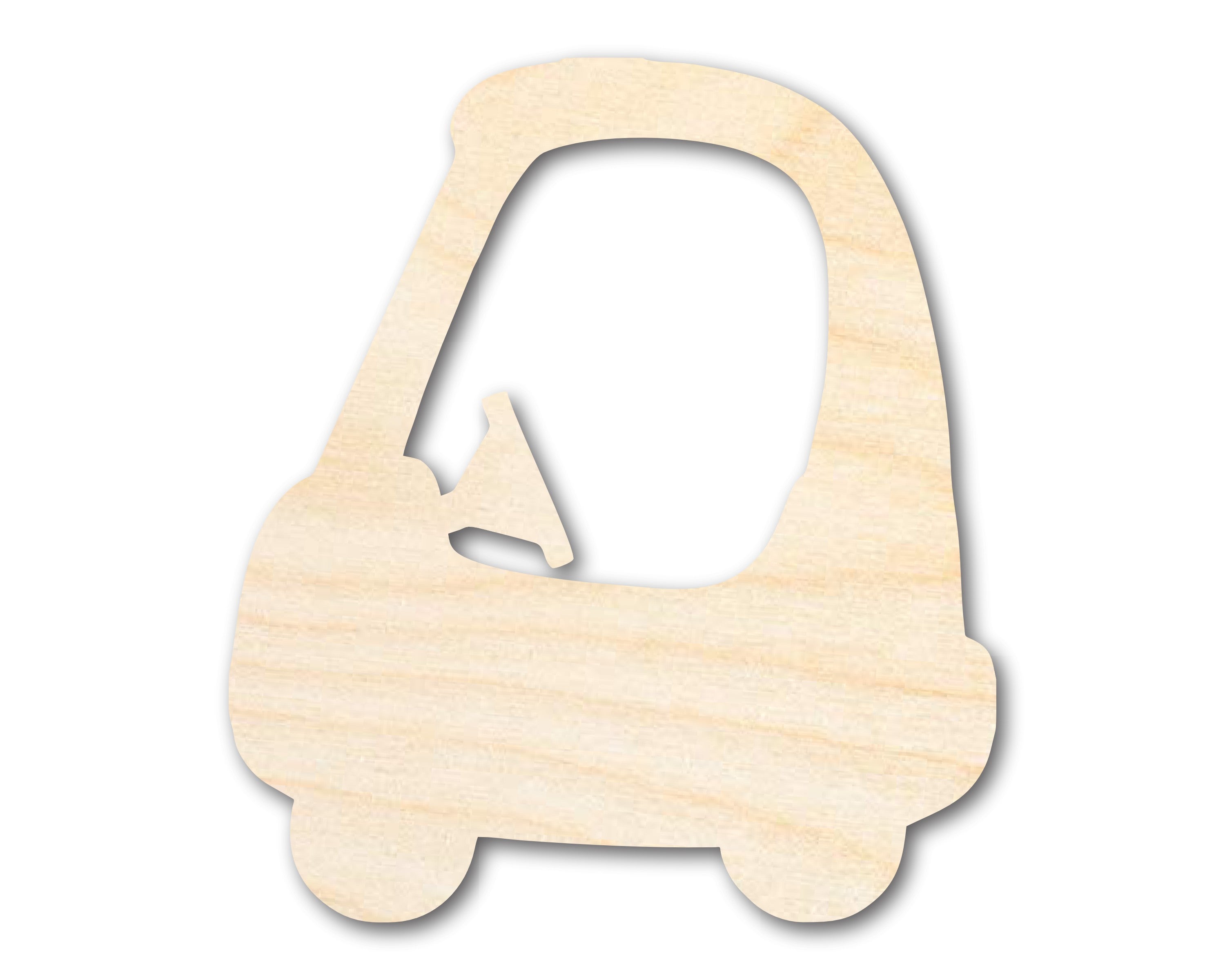 DIY Unfinished Baltic Birch Wood Toy Car Cutout, Up to 46 Inches for Crafts