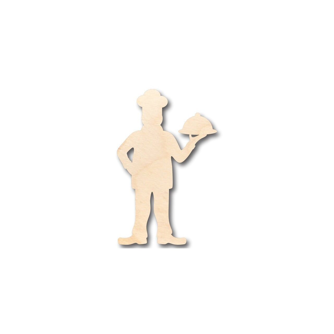 DIY Unfinished Wood Chef Hat Shapes for Kitchen Crafts (Up to 46)