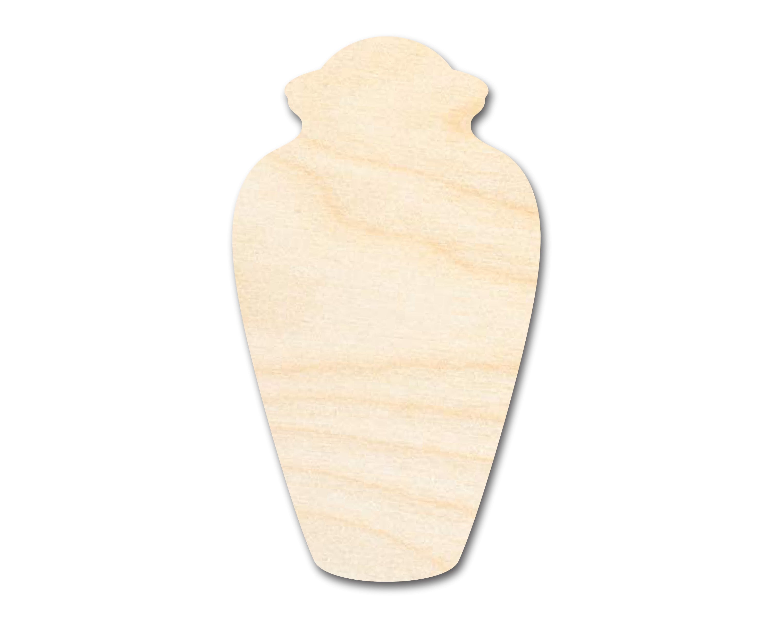 Unfinished Craft Wood Urn Shape Ideal for Up to 46 DIY Projects