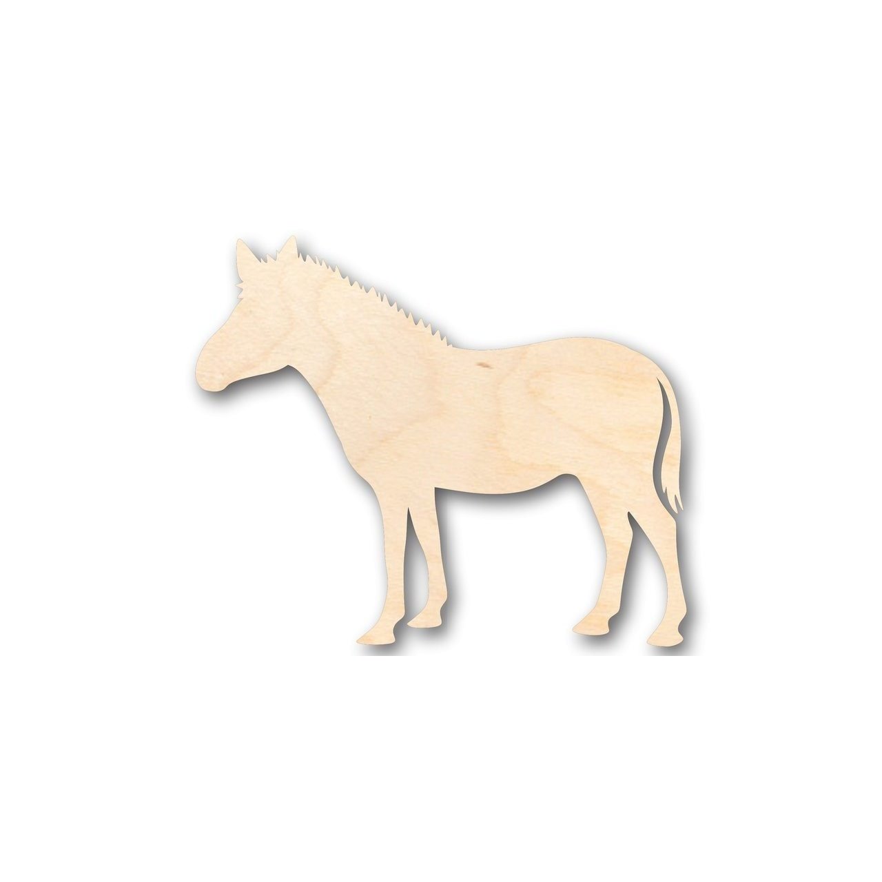 DIY Unfinished Wood Zebra Shapes up to 24 Inches for Safari Crafts