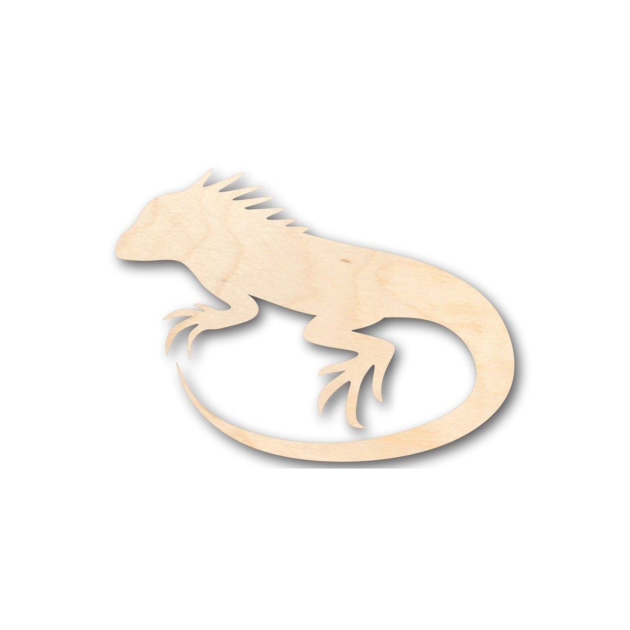DIY Unfinished Wood Iguana Shape for Reptile - Animal Crafts (up to 46)