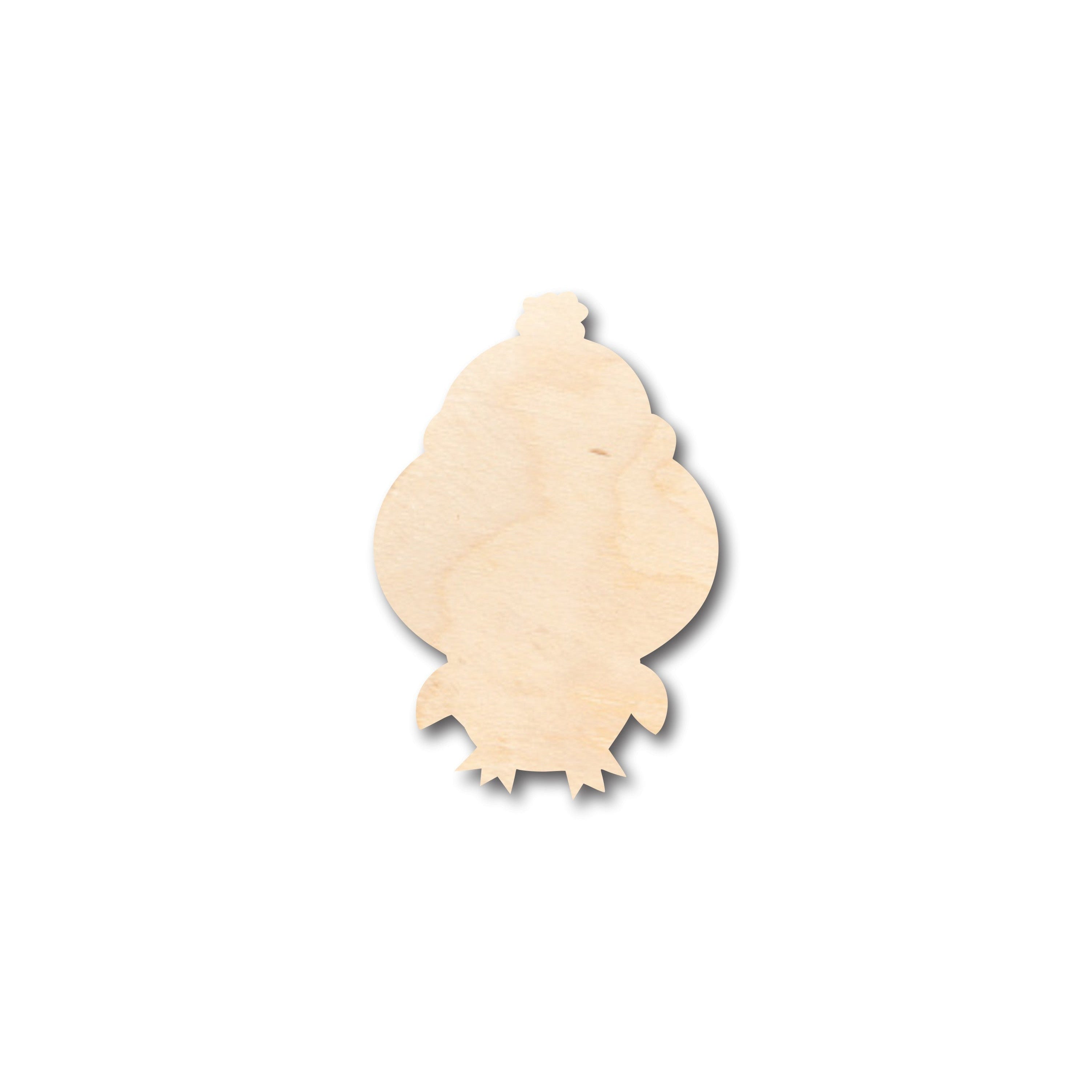 Unfinished Baltic Birch Wood Cute Penguin Shape Craft Items for Up to 46 DIY Projects