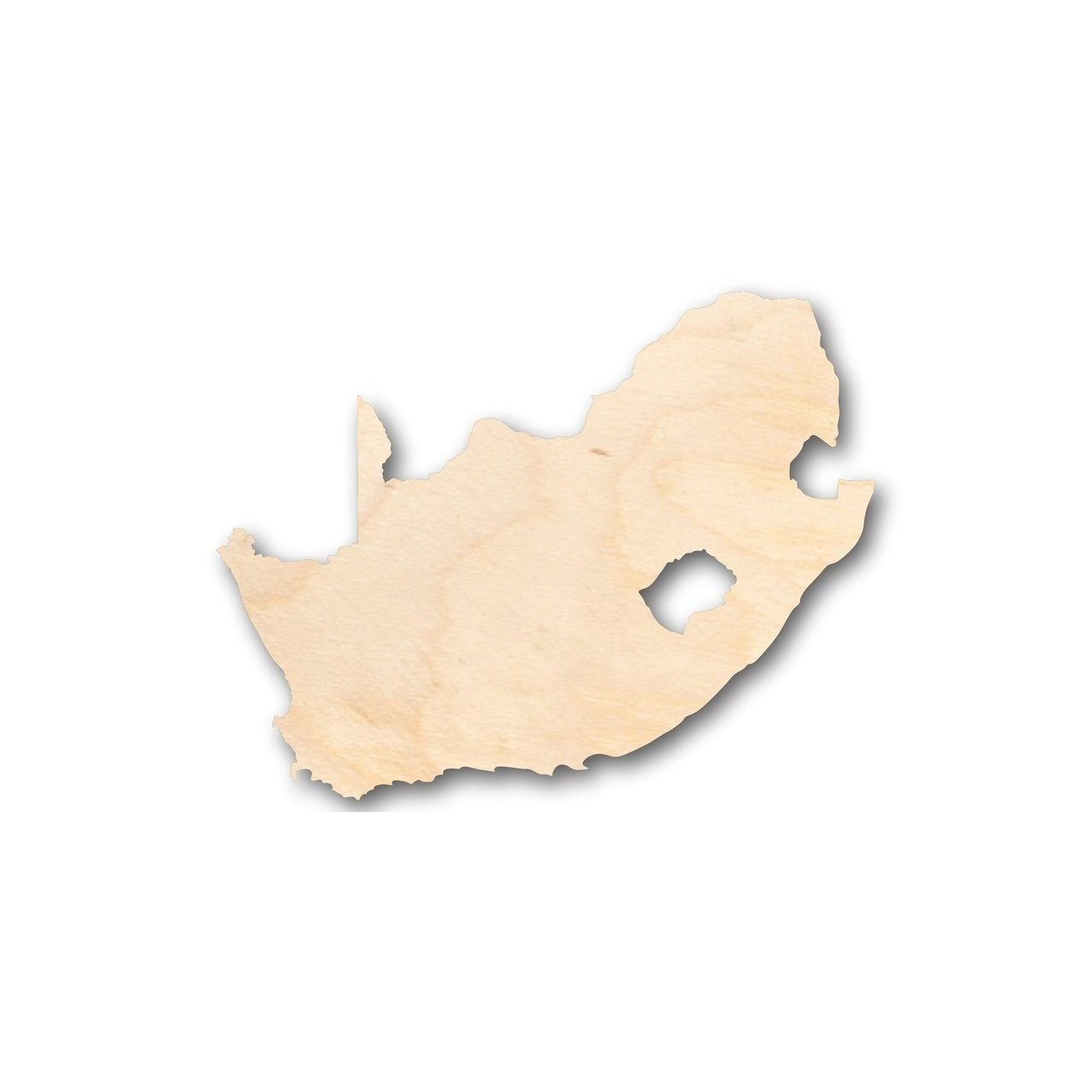 DIY Unfinished Wood South Africa Shape Craft - Sizes up to 46