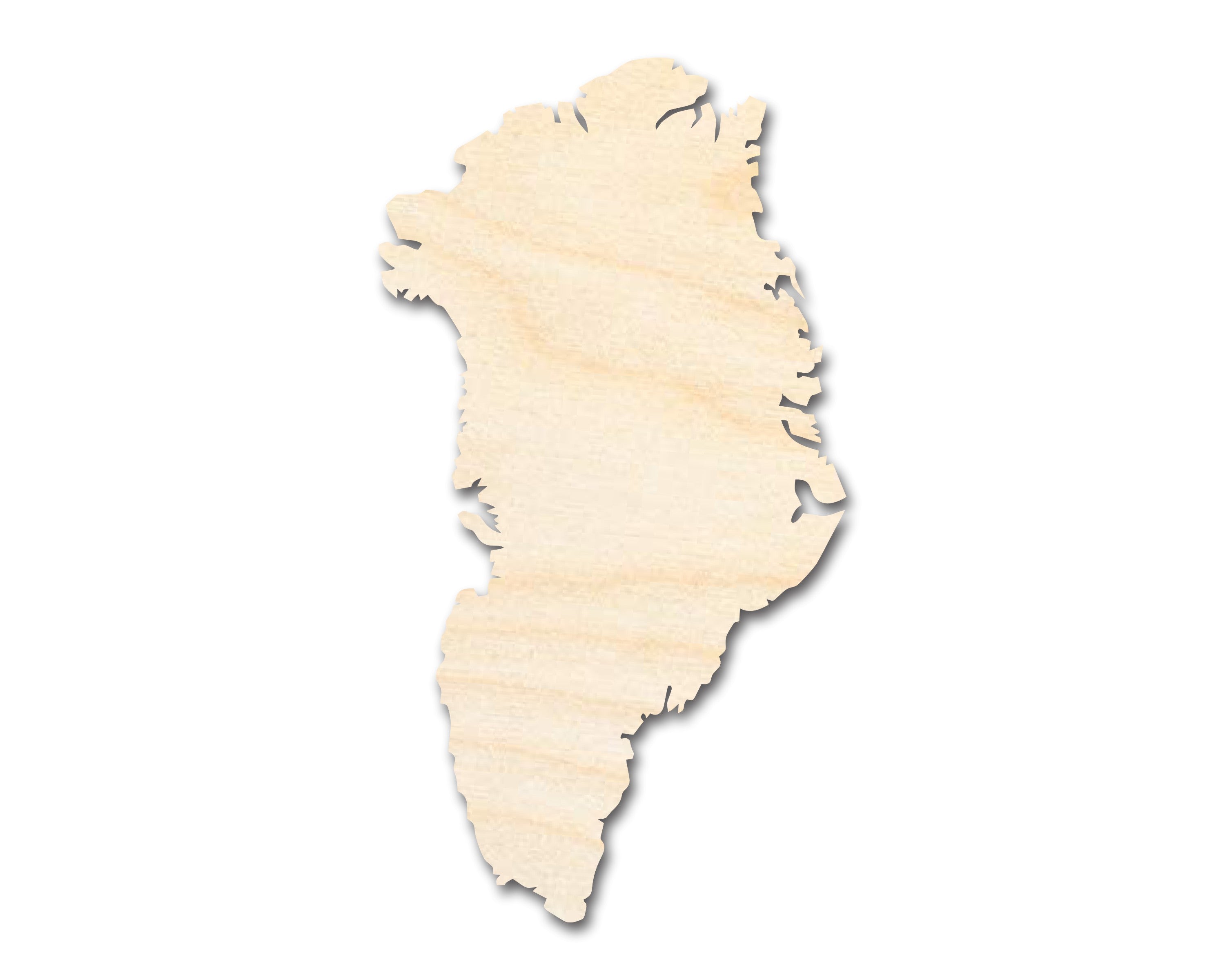 Unfinished Baltic Birch Wood Greenland Shape Cutouts for DIY Crafts | Up to 46 Inches for 24+ DIY Projects
