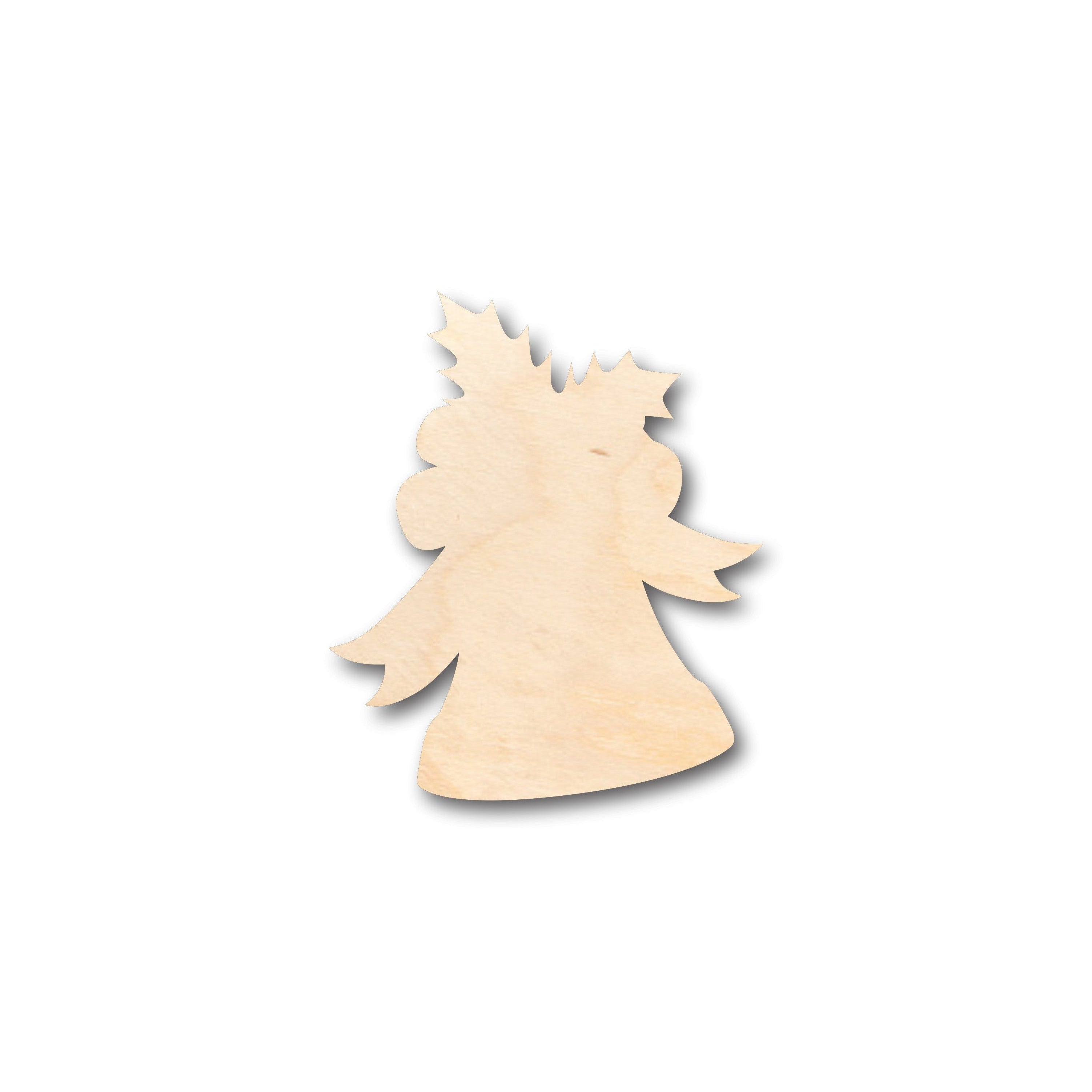 Unfinished Wood Jingle Bell Shaped Christmas Craft Items for Up to 46 DIY Projects