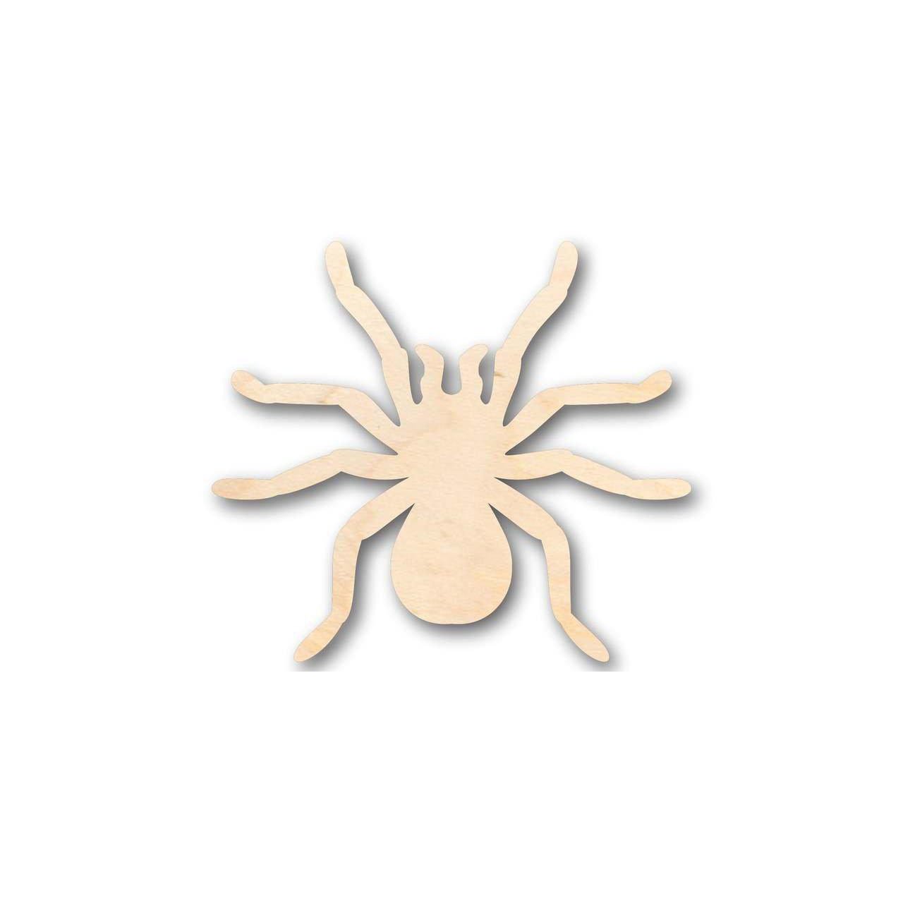 Unfinished Baltic Birch Plywood Tarantula Shape for DIY Insect, Animal, and Wildlife Crafts, Sizes up to 46 Inches