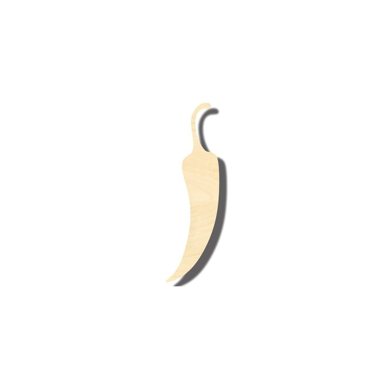 DIY Unfinished Wood Chile Pepper Shapes for Cooking and Crafts (Up to 46)