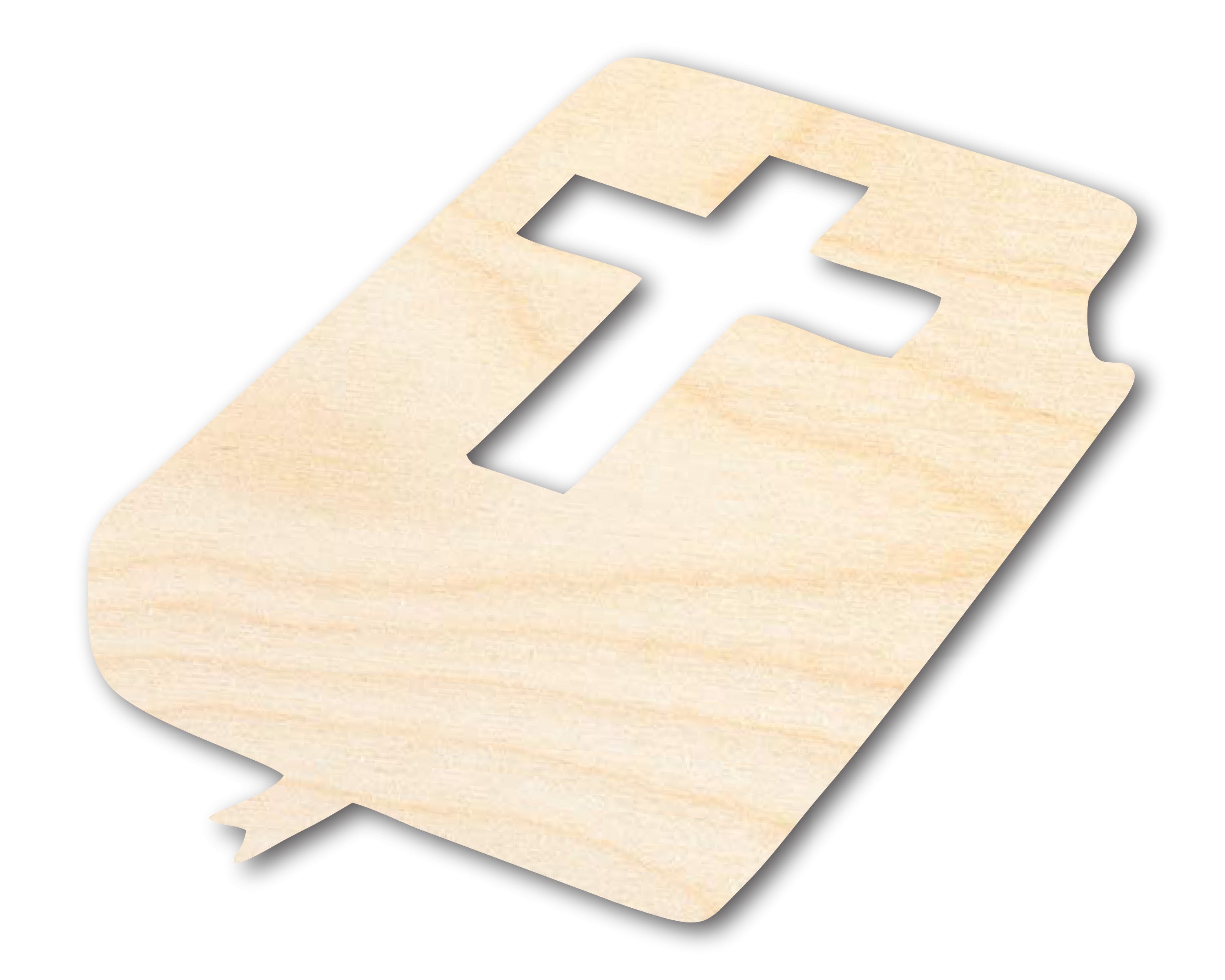 Unfinished DIY Craft Cutout in the Shape of a Bible | Up to 46 Inches for Your Do - It - Yourself Projects