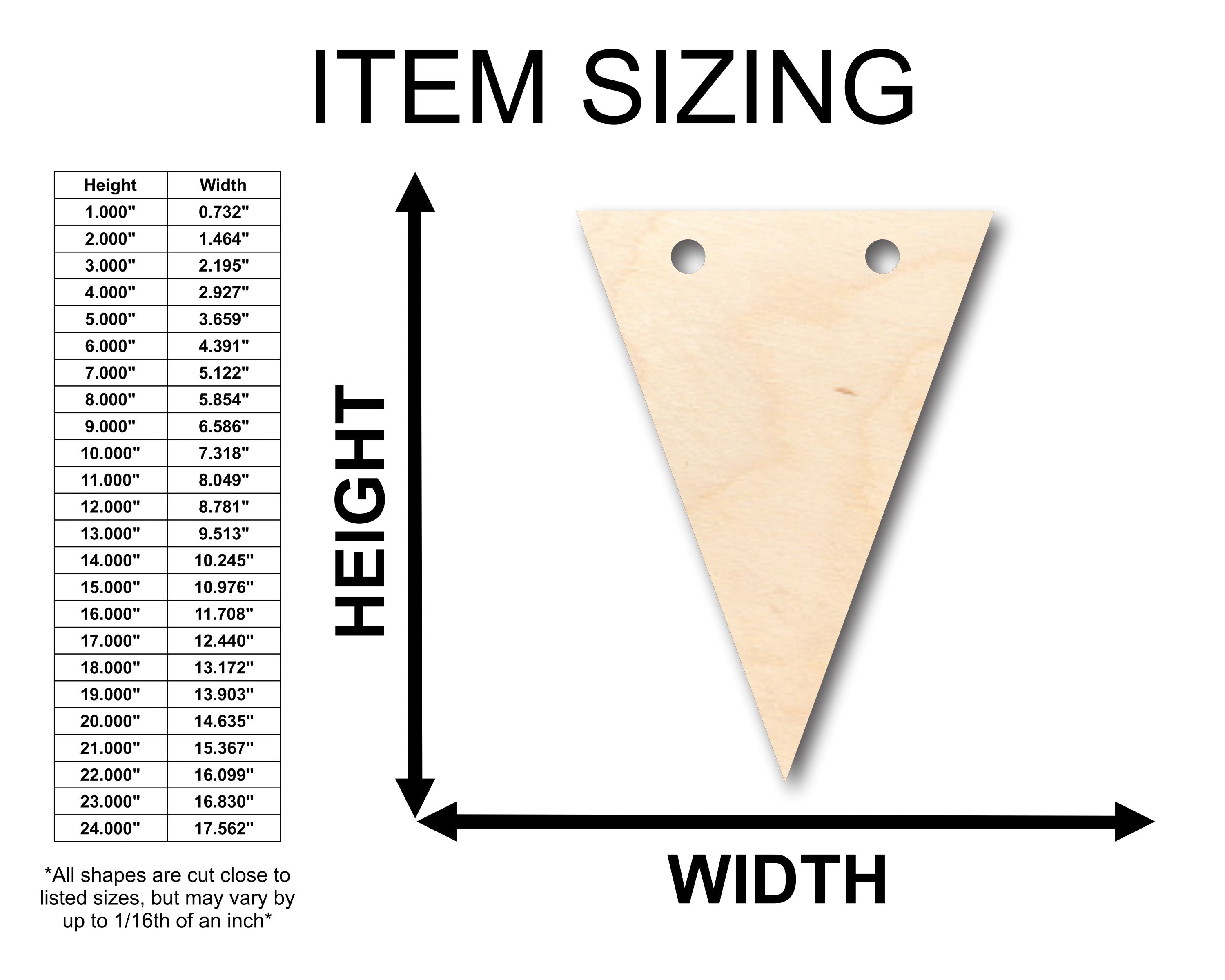 Unfinished DIY Craft Wood Rope Sign Banner Plaque Shape for Up to 46 Crafting Projects