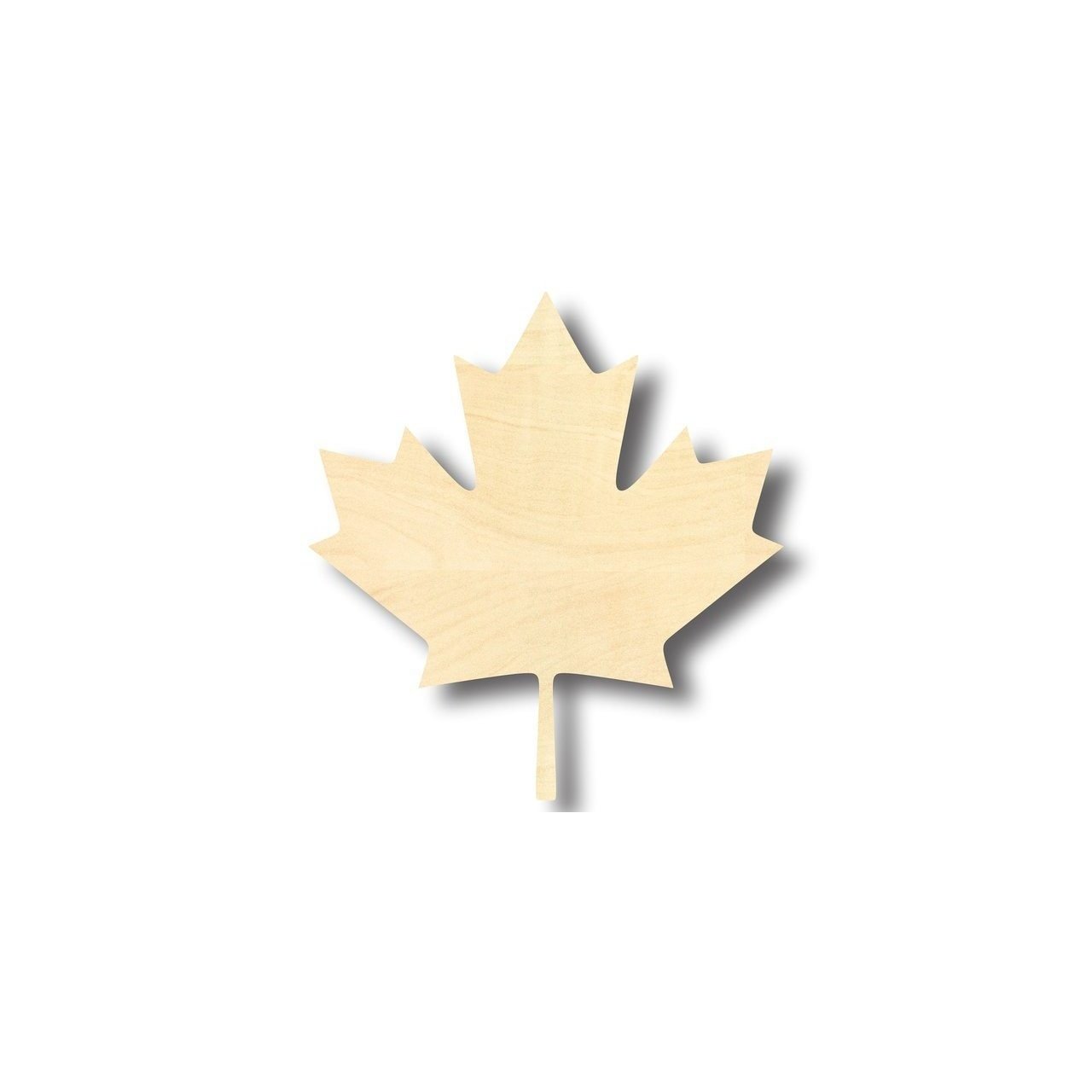 DIY Unfinished Canadian Maple Leaf Shaped Wood Crafts up to 46