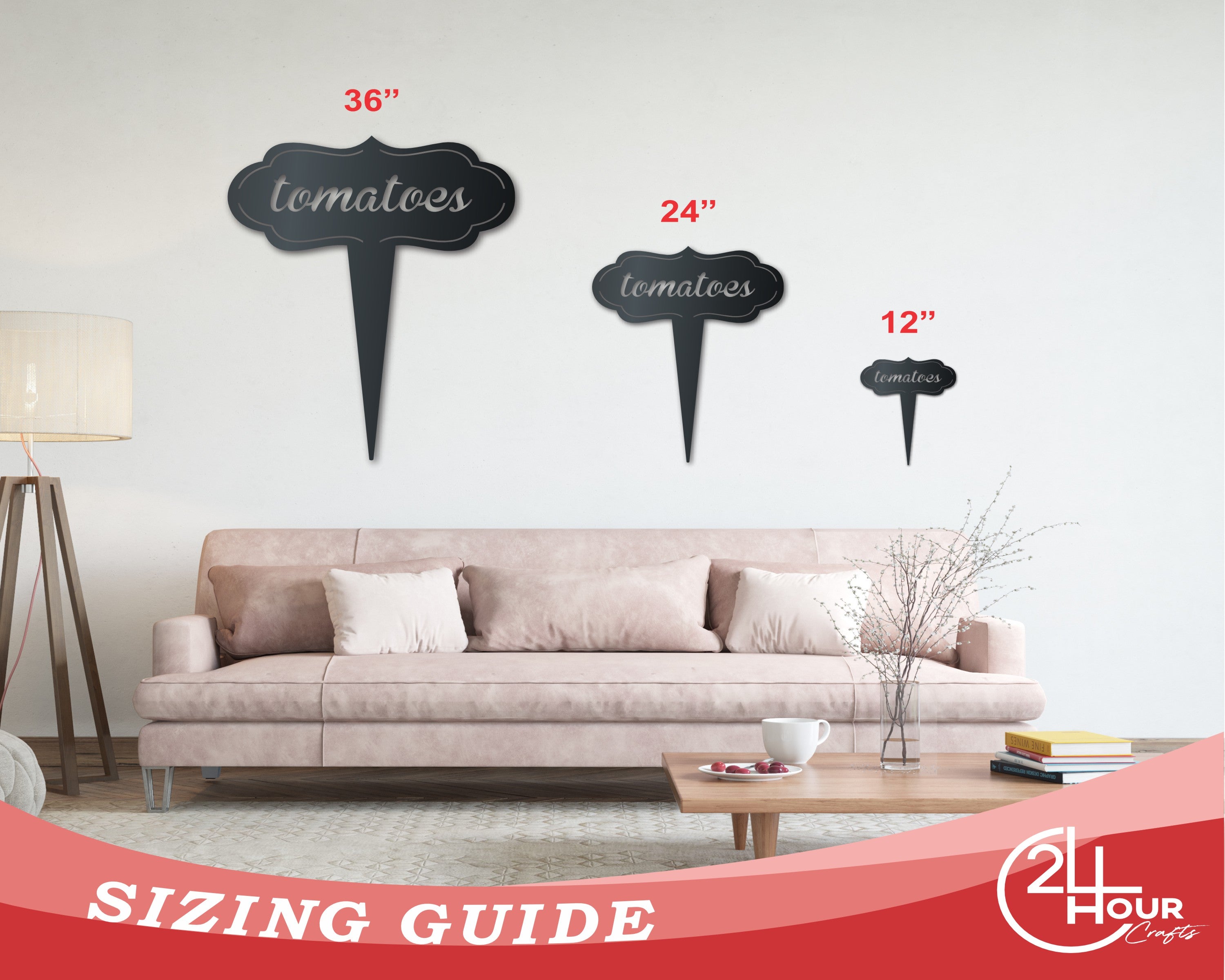 Customizable Metal Wall Art Garden Markers for Both Indoor and Outdoor Use with Up to 46 Pieces and Over 20 Color Choices