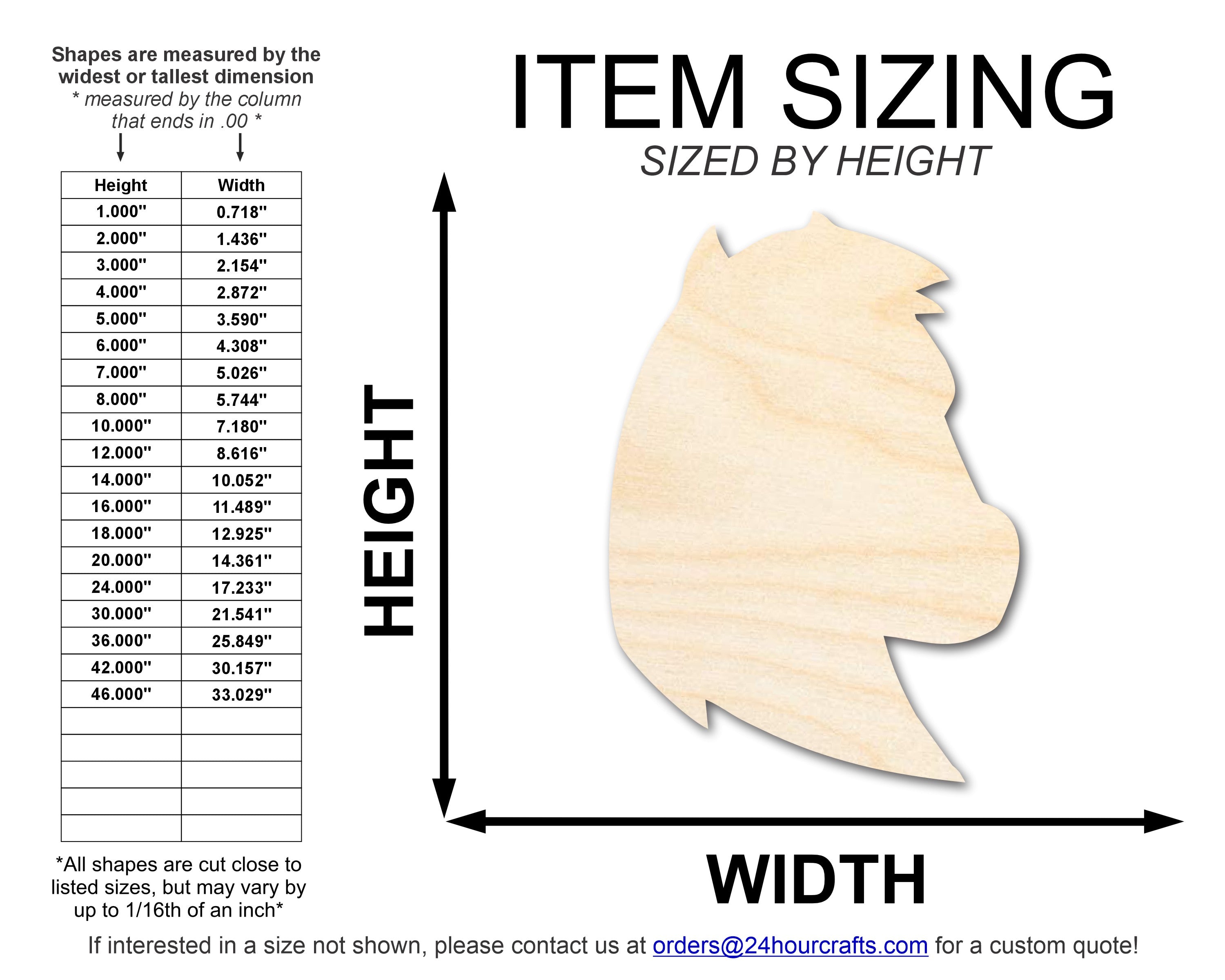 Unfinished Wood Cutout of Mustang Mascot Shape for Do - It - Yourself Crafts | Up to 46 Inches for Multiple DIY Projects