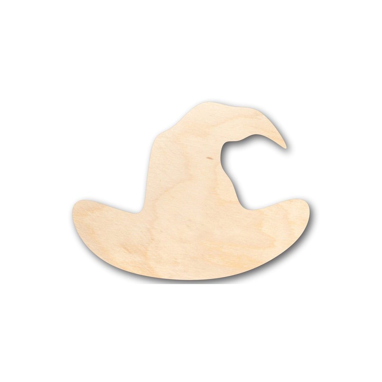 DIY Unfinished Wood Witch Hat Shape for Spooky Halloween Crafts (Up to 46)