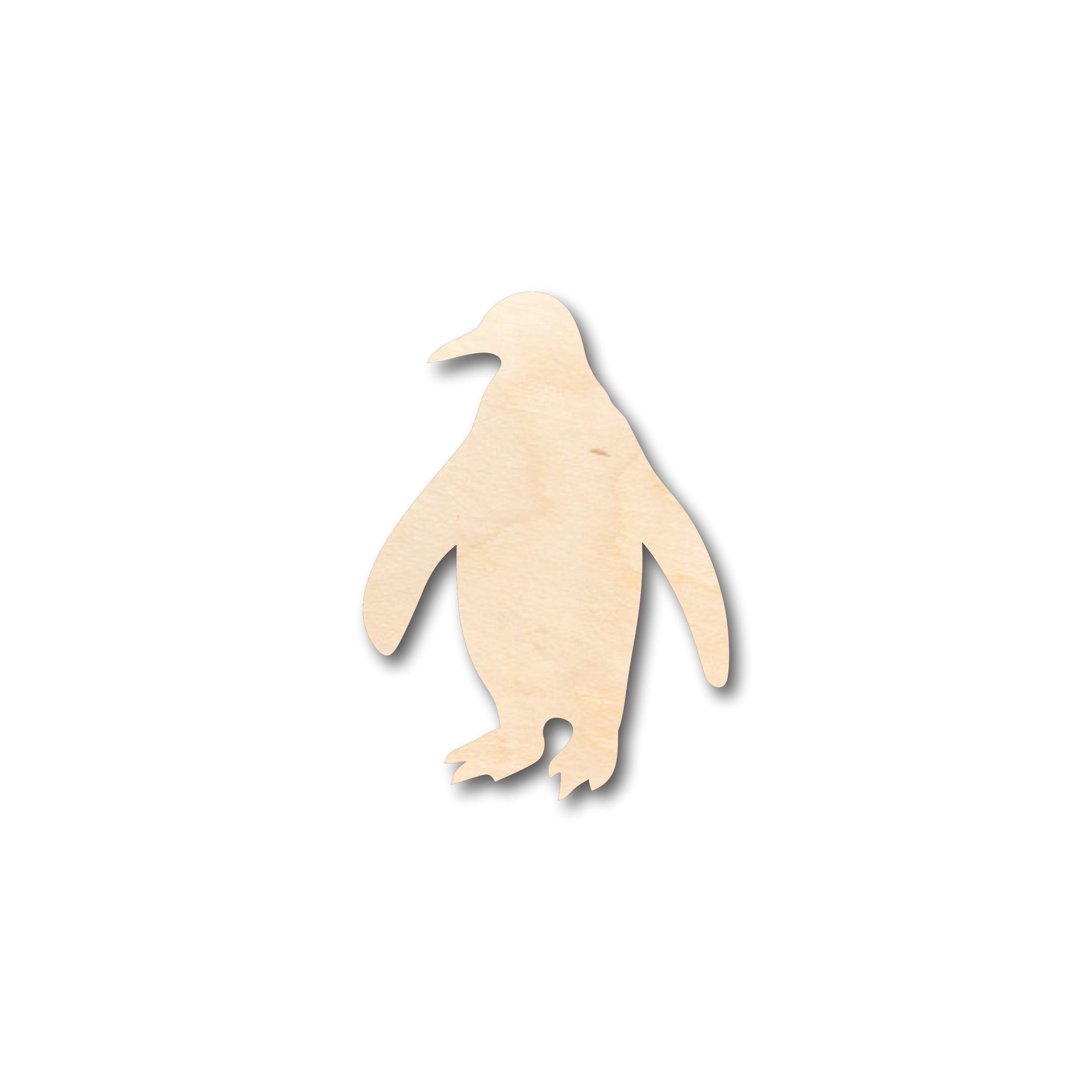 DIY Unfinished Baltic Birch Wood Penguin Shapes - Up to 46 Pieces