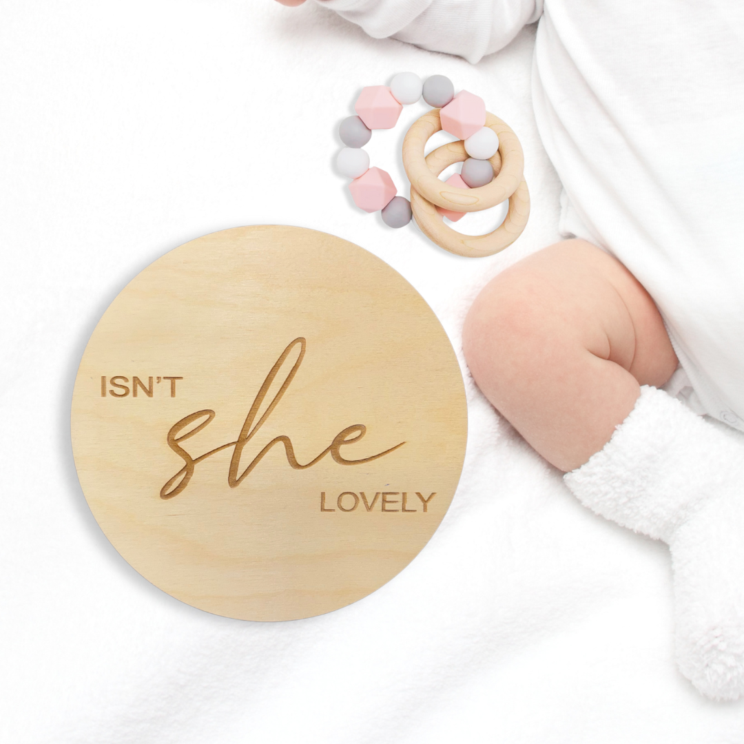 Exquisitely Engraved 1/4 Thick Round Wood Cutouts - Isn't She Wonderful!