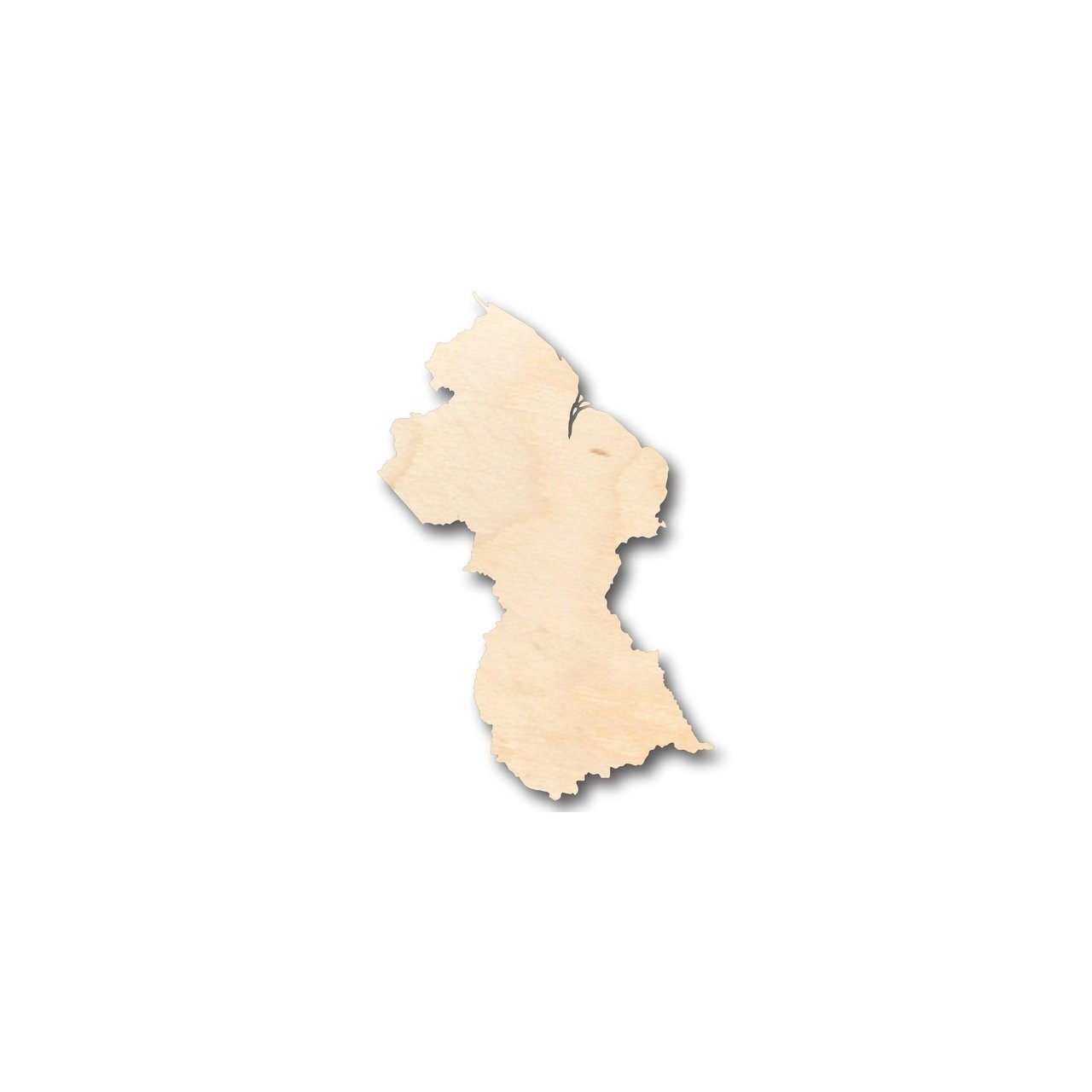 DIY Unfinished Wood Guyana Shape Craft - Up to 46 for Your Creativity