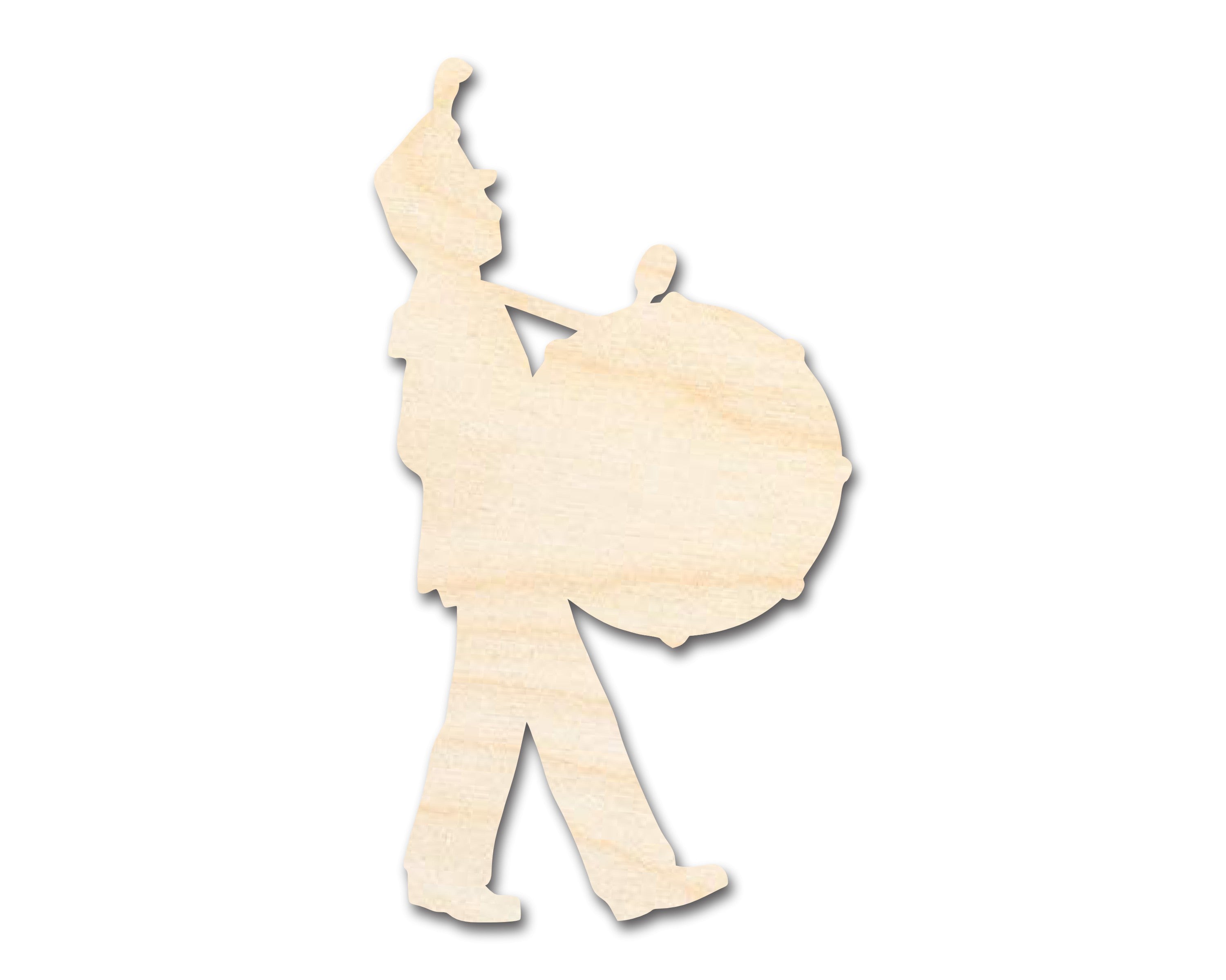 DIY Unfinished Baltic Birch Marching Band Drumline Silhouette Cutouts up to 46