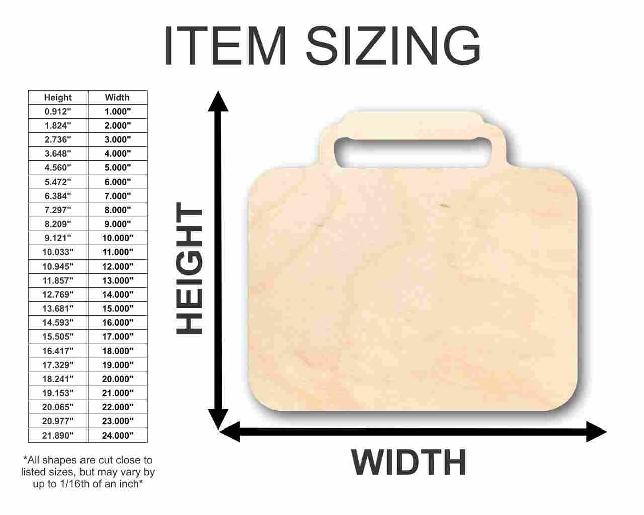 Unfinished Wood Lunch Box - Ideal for School Crafts and Up to 46 DIY Projects