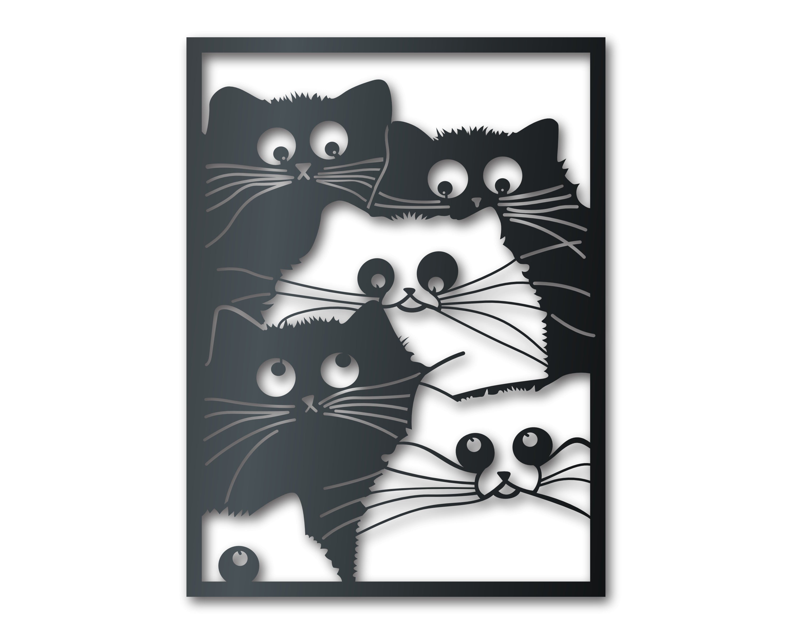 Indoor & Outdoor Metal Wall Art for Cat Lovers | Up to 46 | 20+ Color Choices