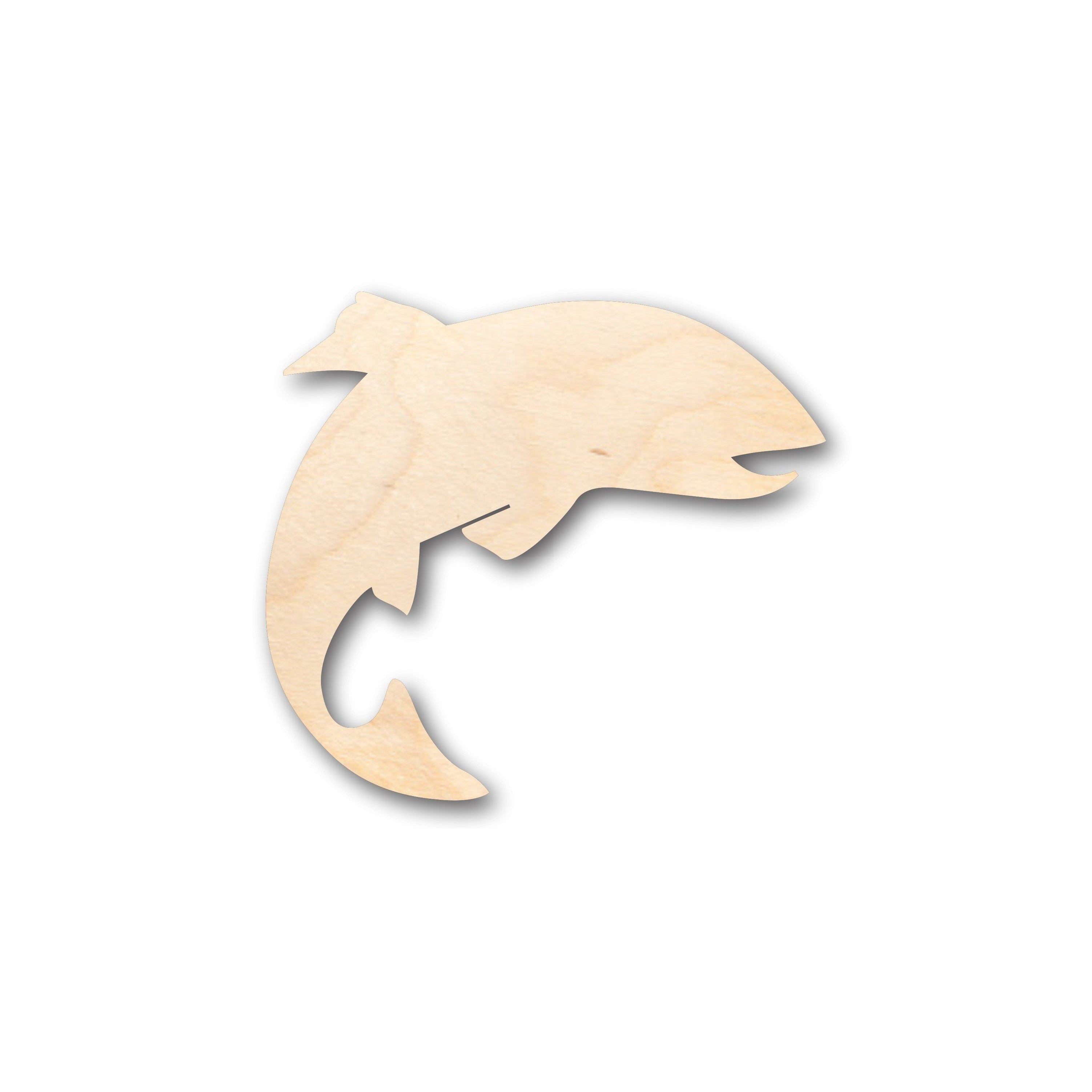 DIY Unfinished Wood Salmon Fish Shape for Crafts up to 46