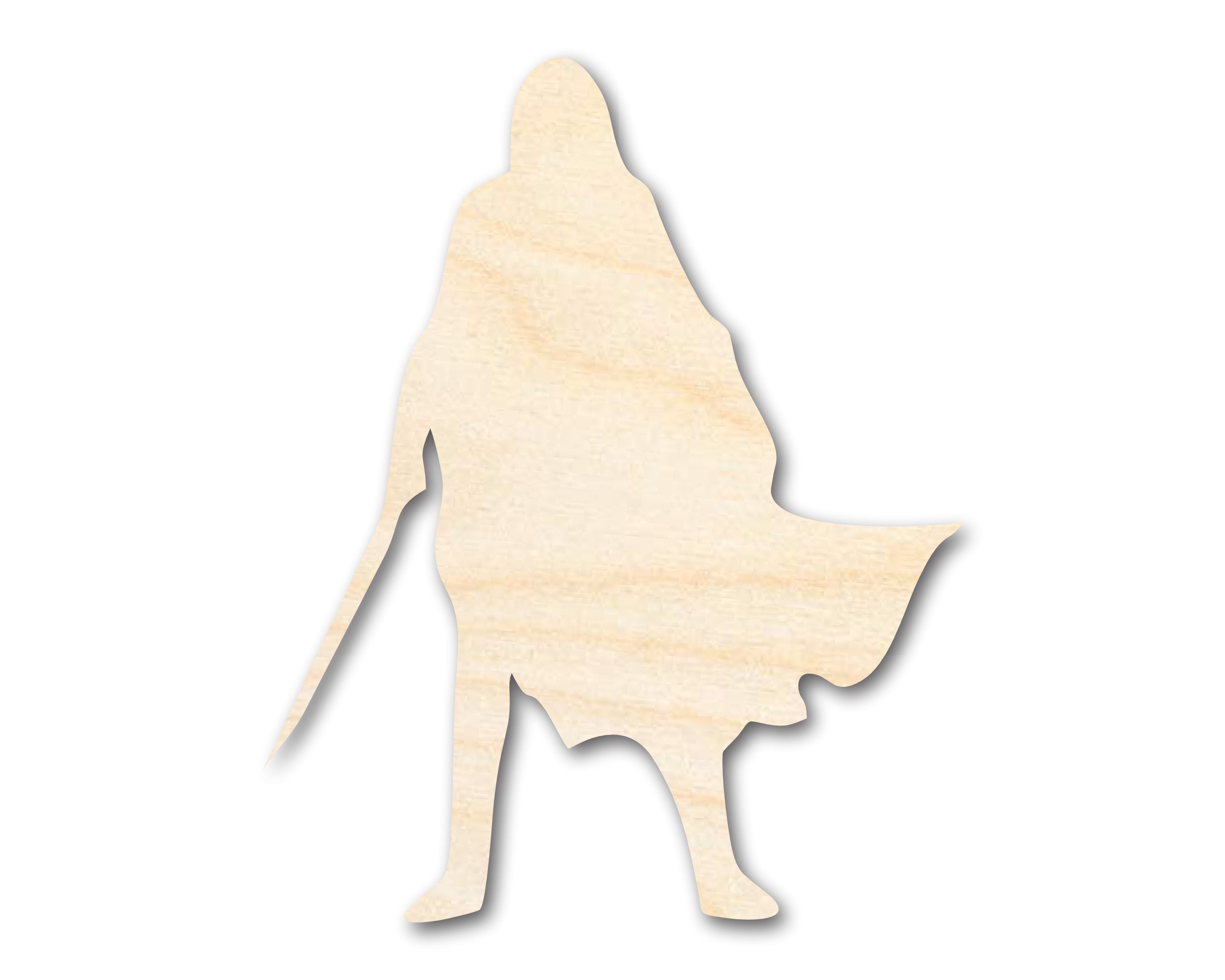Unfinished Baltic Birch Wood Cloak and Dagger Shapes - Craft Items up to 46 Inches