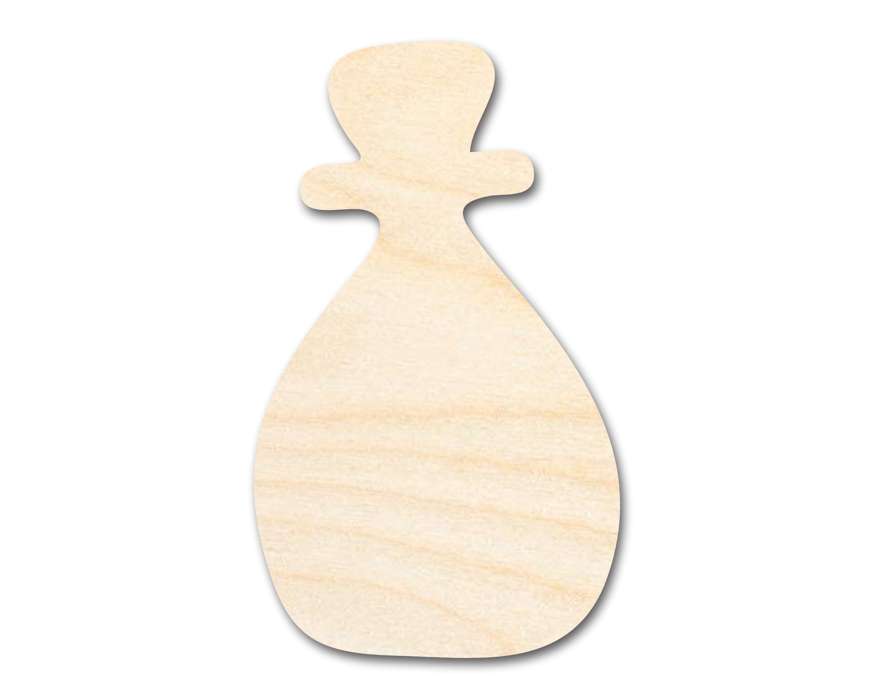 Unfinished Craft Wood in the Shape of Apothecary Potion Bottles - Sizes Up to 46 Inches