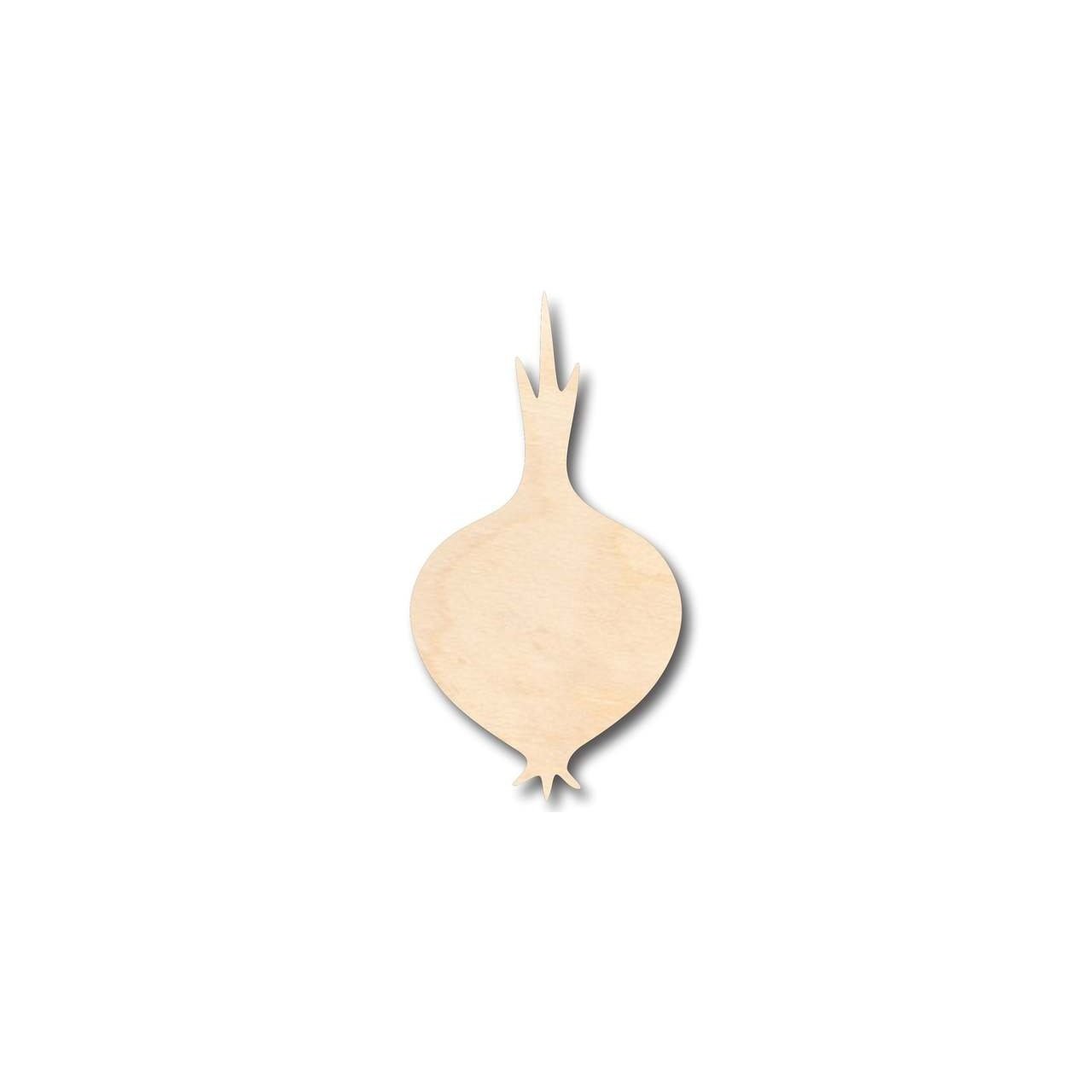 Unfinished Baltic Birch Wood Onion Shapes for Garden, Kitchen, Food, and Craft - Up to 46 DIY Projects