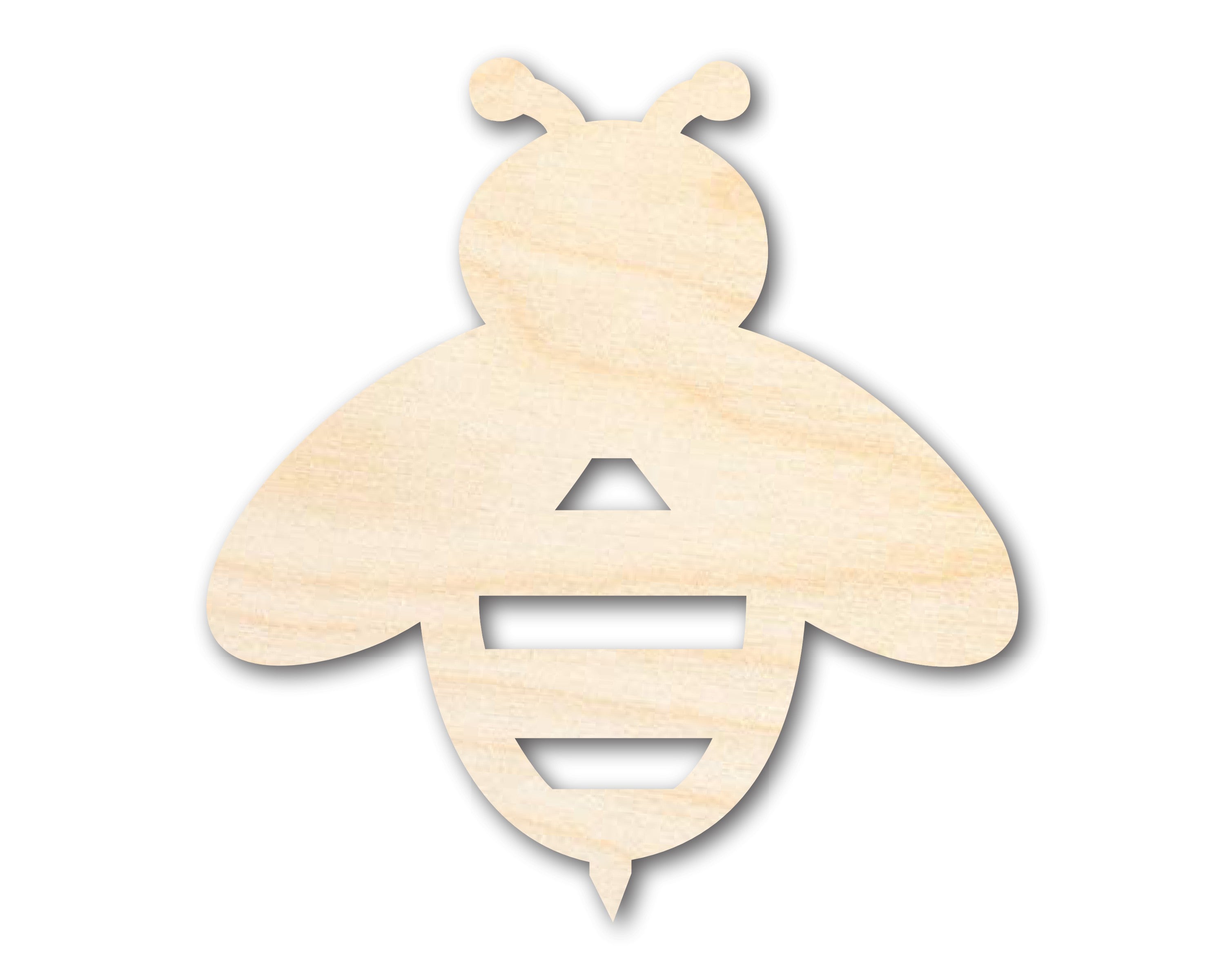 DIY Unfinished Wood Bumble Bee Silhouette for Animal Crafts up to 46