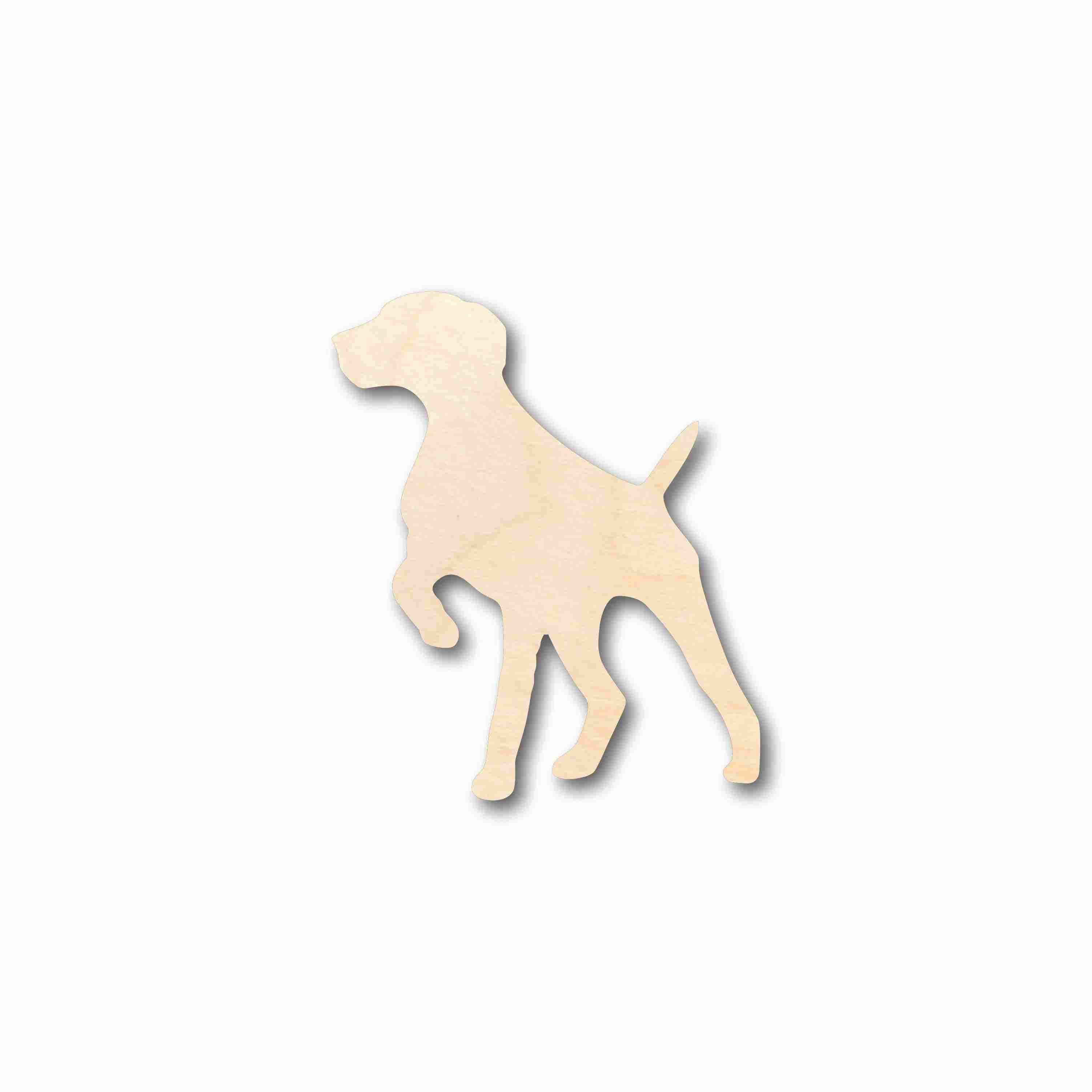 DIY Unfinished Baltic Birch German Shorthaired Pointer Dog Silhouette - Up to 46 Inches