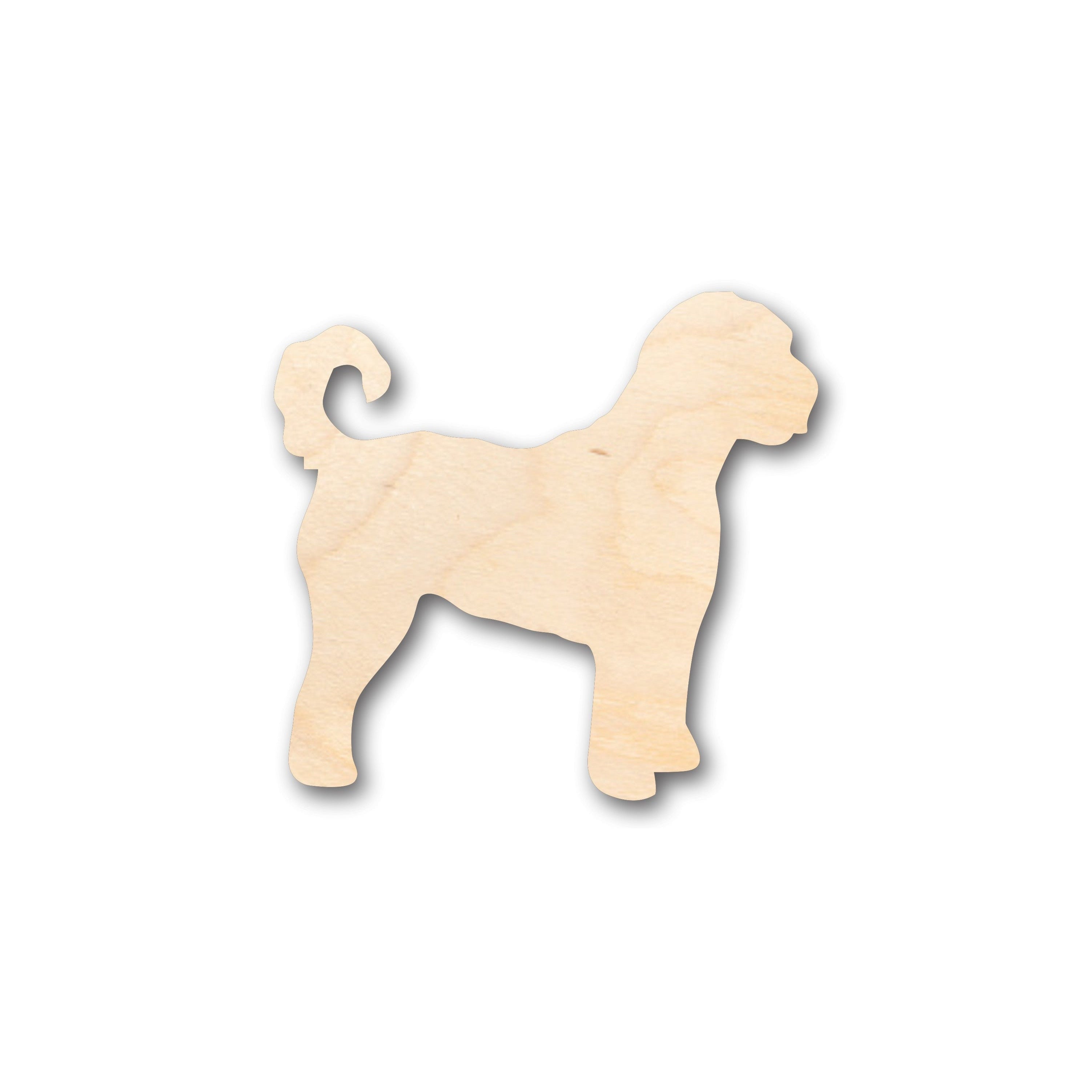 Unfinished Wood DIY Craft Golden Doodle Dog Shape - Ideal for Up to 46 Do - It - Yourself Projects