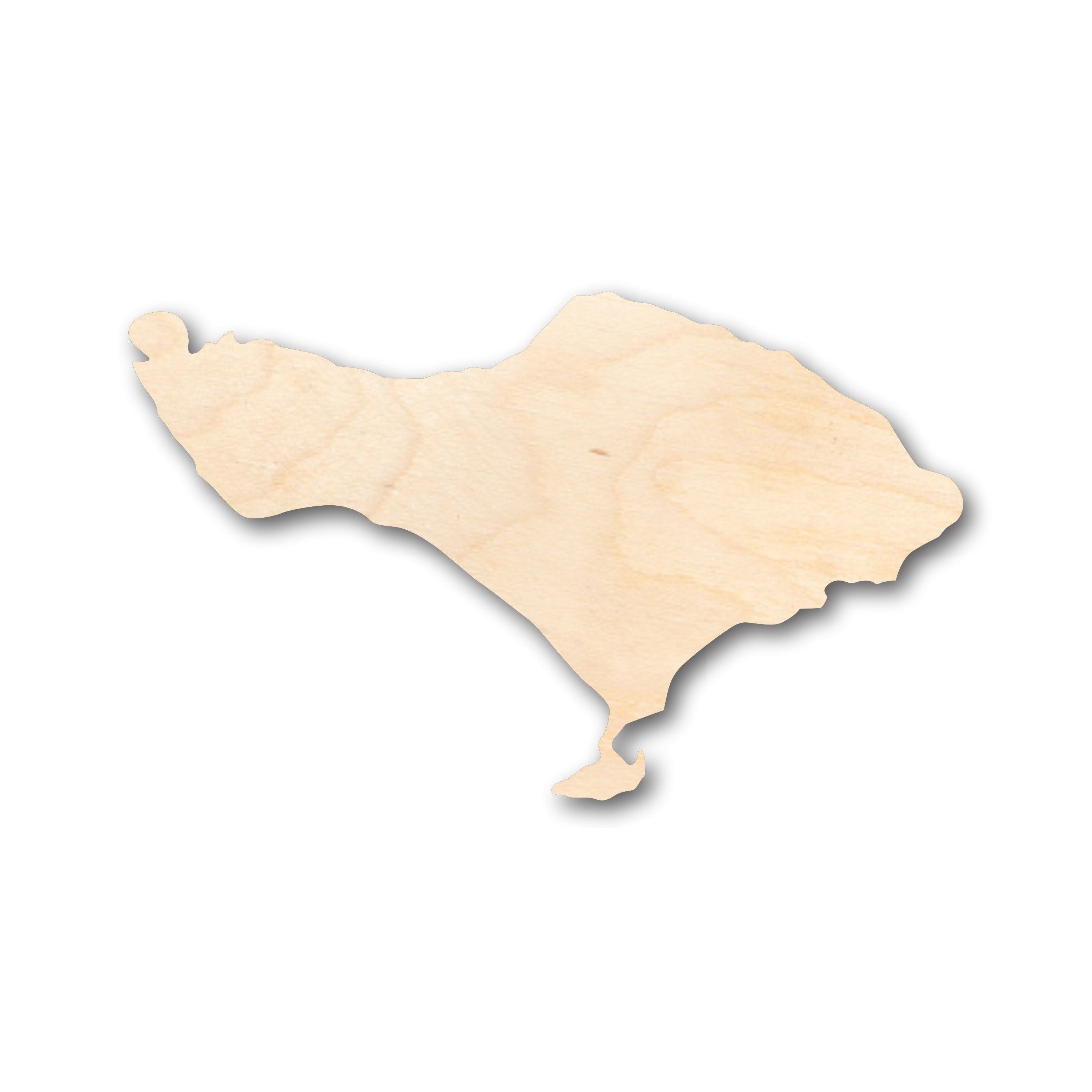 DIY Unfinished Bali - Shaped Wood Crafts up to 46 Inches