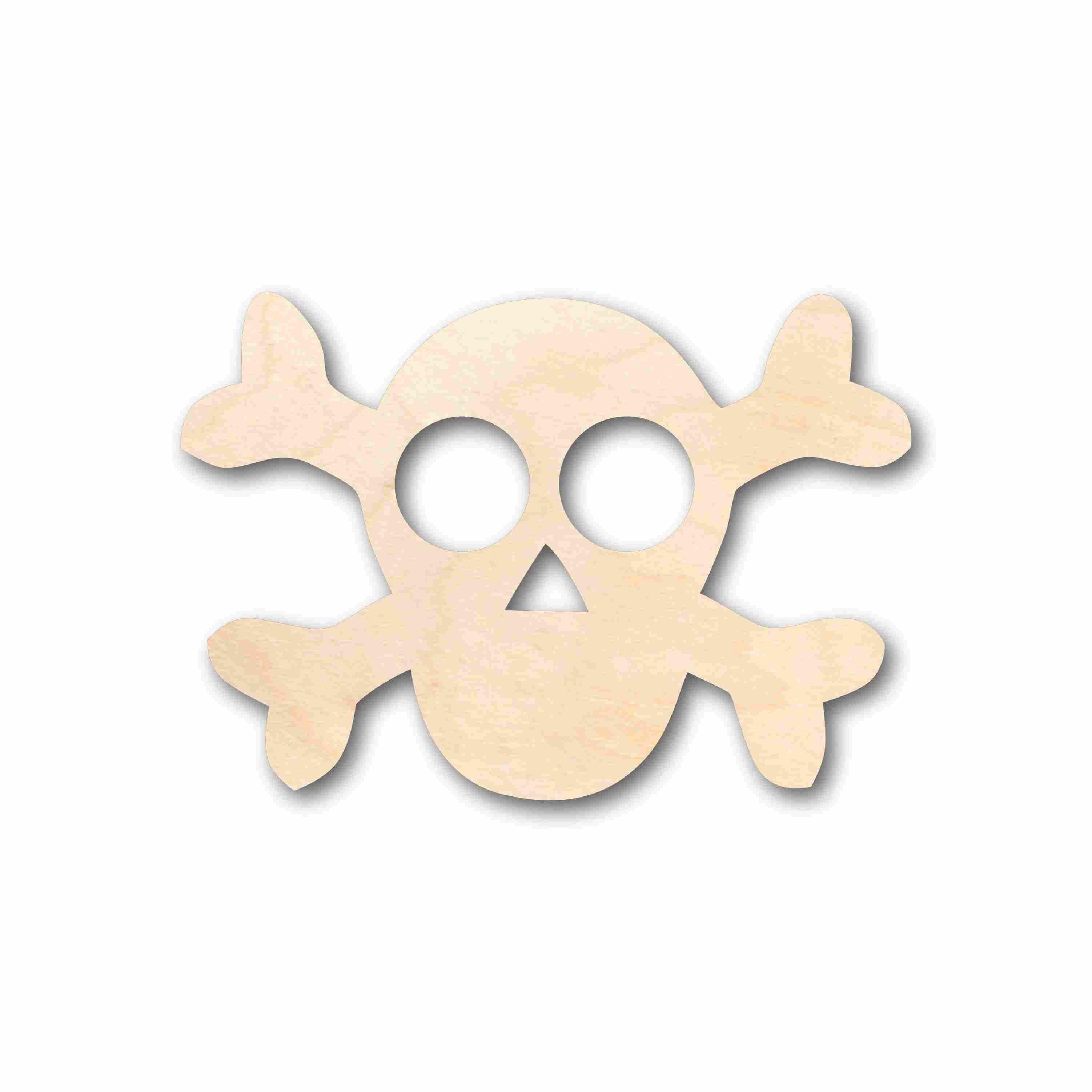 DIY Unfinished Wood Skull Silhouette for Up to 46 Craft Projects